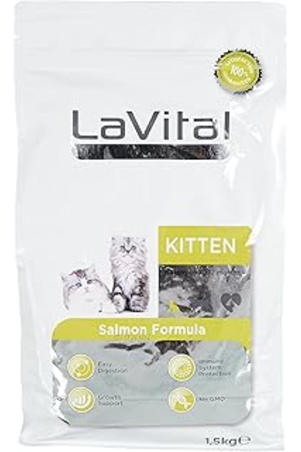 Mu Art Ahşap La Vital Somonlu Yavru Kedi Maması 1,5Kg
