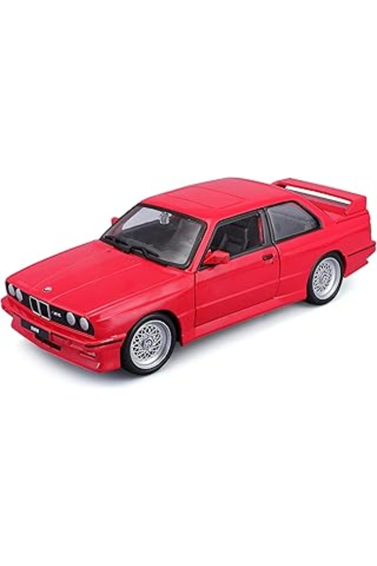 Roses Store Bburago 1988 Bmw 3 Series M3 (E30) 1:24 Model Araba - Kırmızı, Detaylı Ve Koleksiyonluk Mini Maket