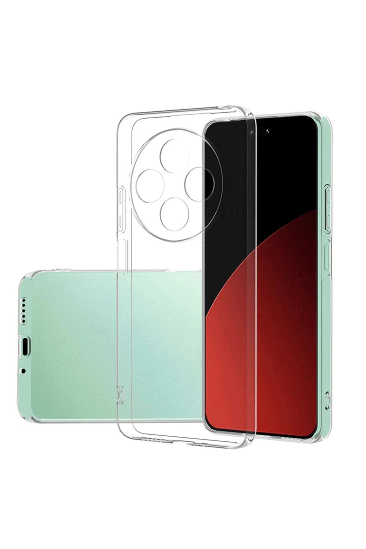 NewFace Xiaomi Redmi 14C Kılıf Lüx Şeffaf Silikon BSTMY