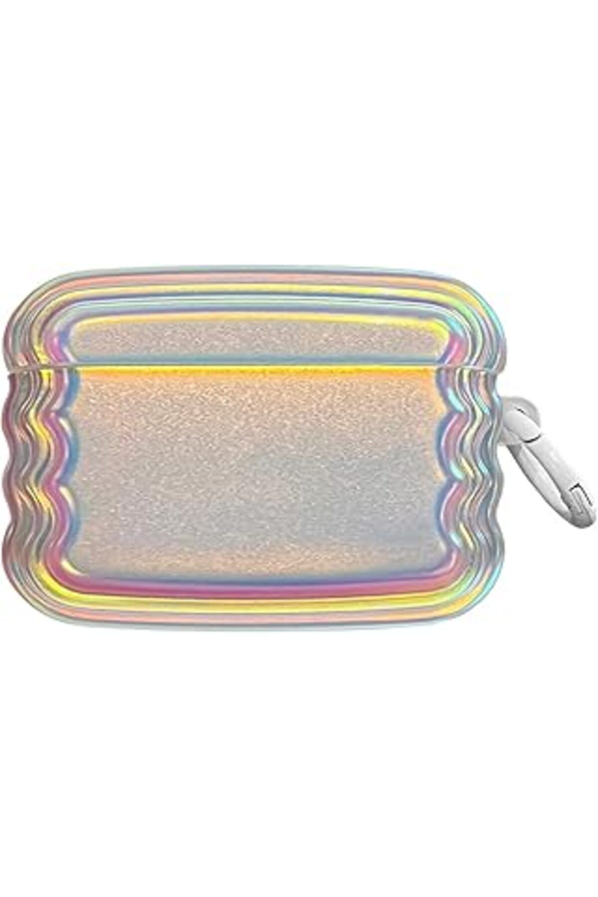 Pazarcan Microsonic Airpods Pro 2.Nesil Için Kılıf Zigzag Hologram Çok Renkli [Airpods Pro 2. Nesil Ile Uyum