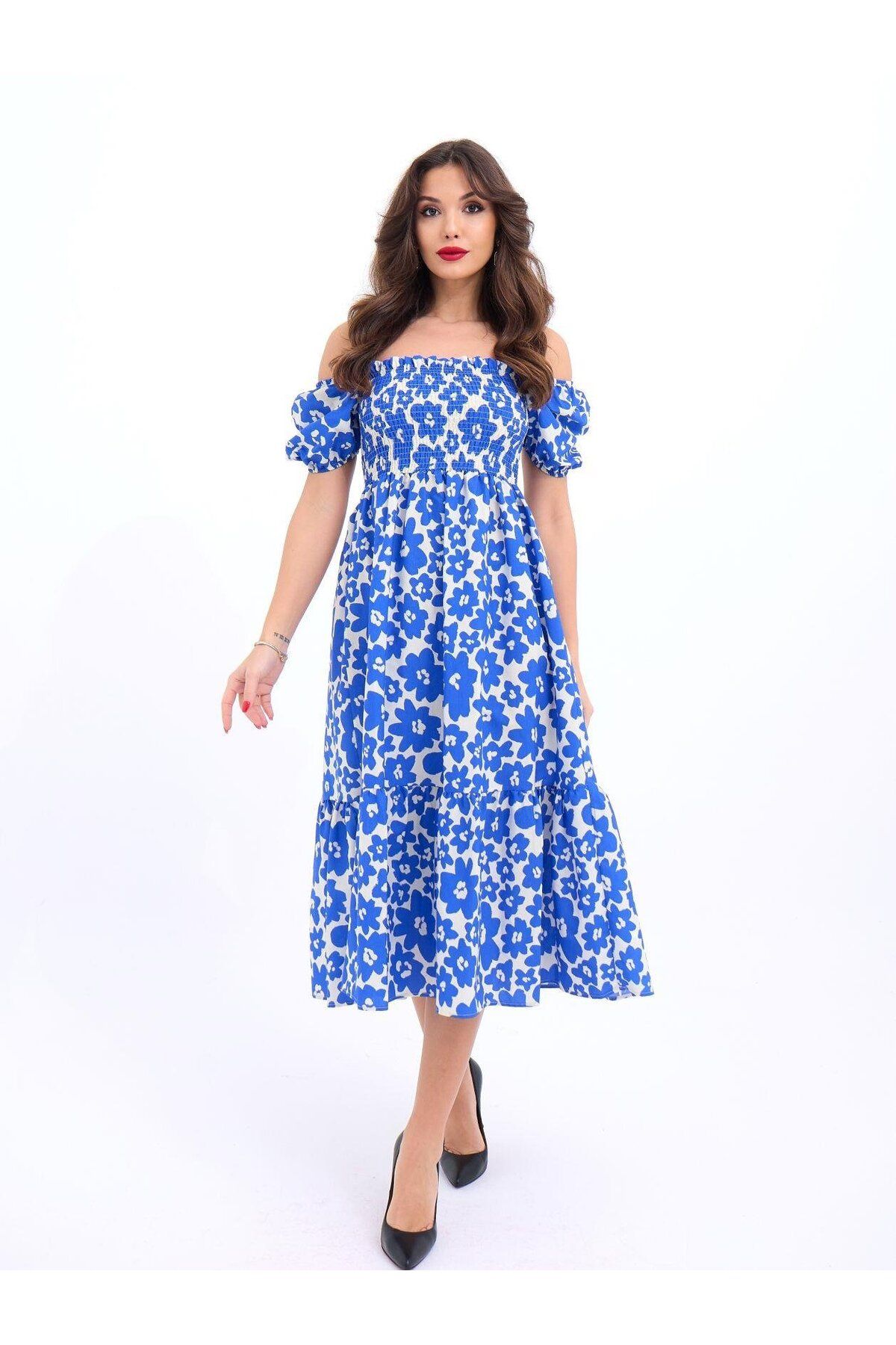 ARUZ MODA 5525 ELBİSE-TRİESTE