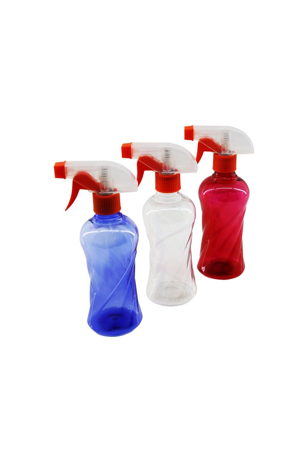 Ethab Ticaret ETHAB 350ML RENKLİ ŞEFFAF UZUN - PLASTİK - BURGULU BOŞ SPREY PÜSKÜRTÜCÜ ŞİŞE (4457)