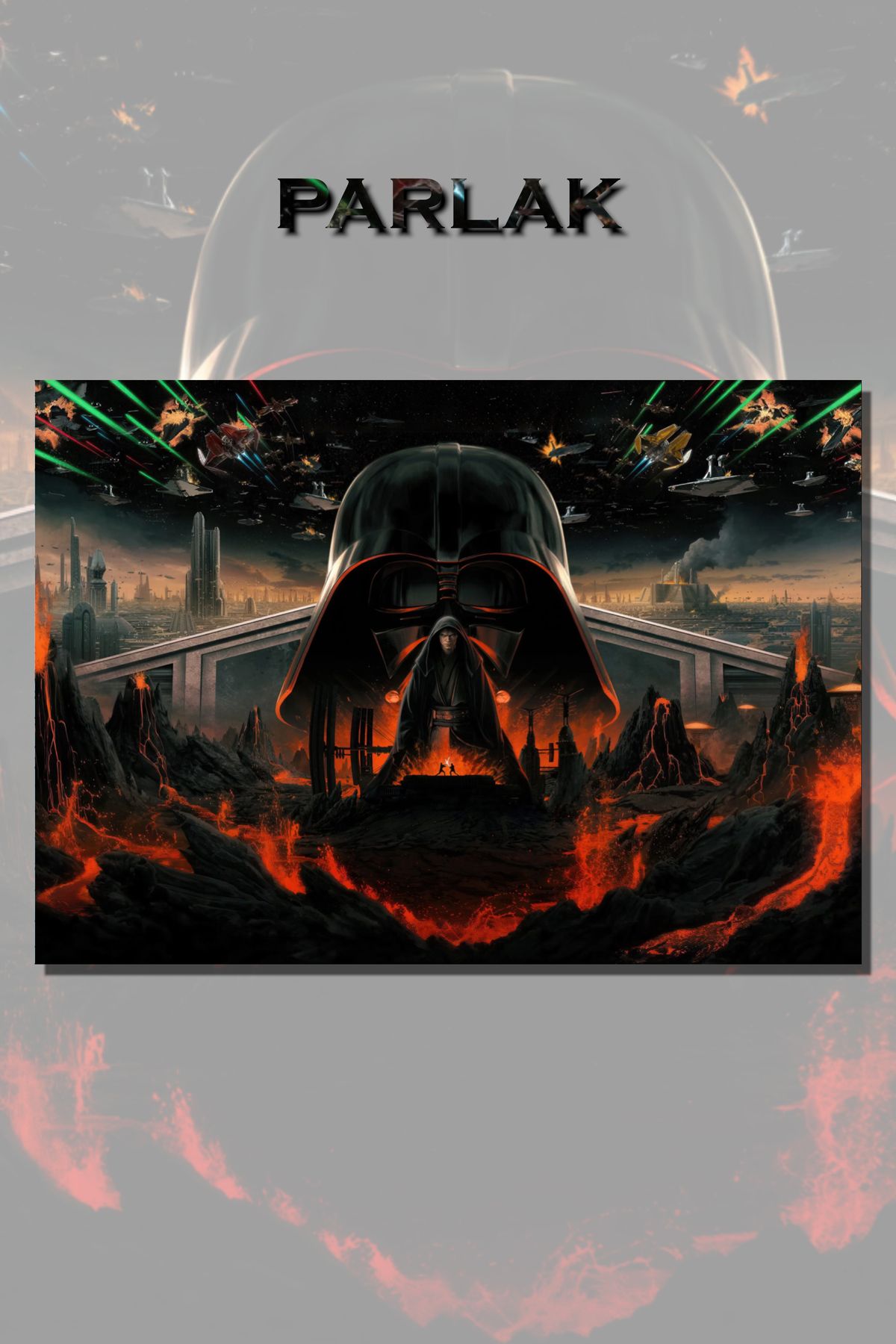 CALLWOOD Star Wars Çerçevesiz Film Tablo,Poster - Duvar Kağıdı Yüksek Kaliteli Baskı