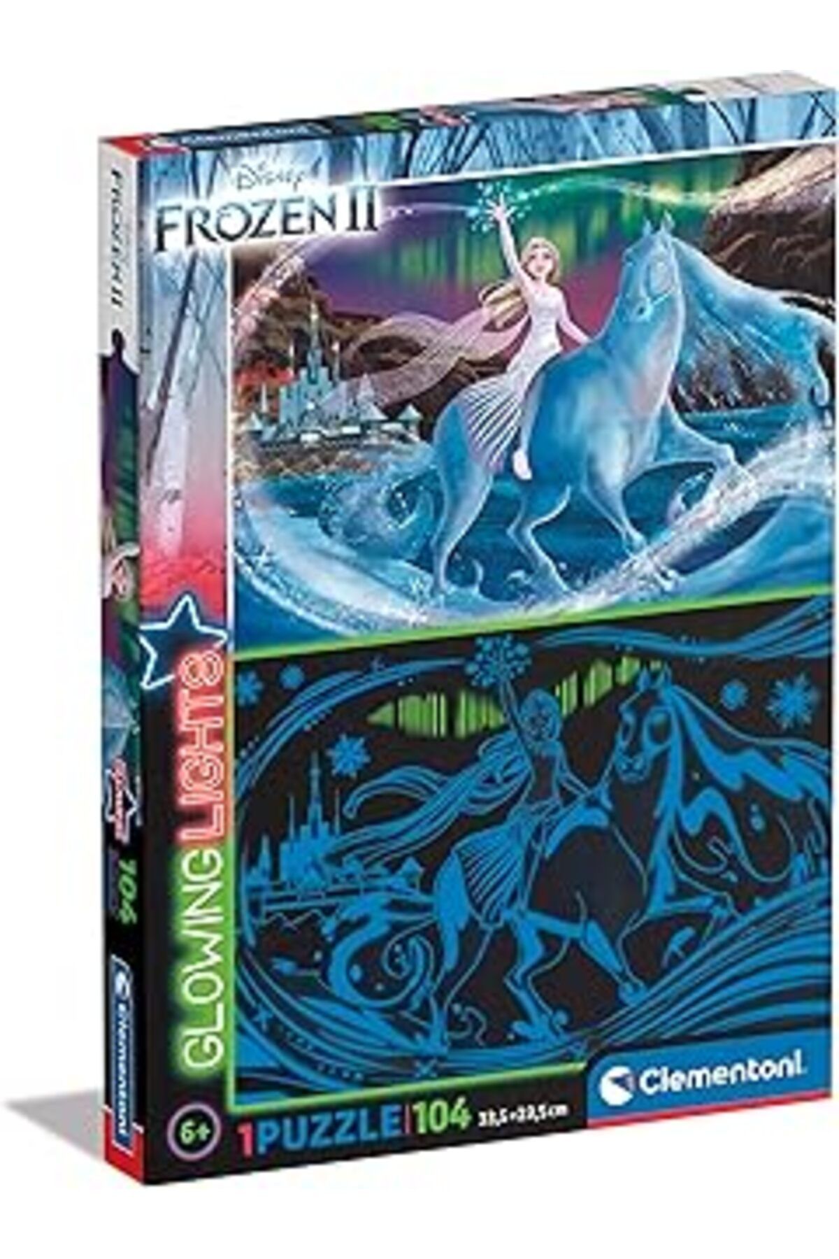 Roses Store - 104 Parça Glowing Lights Puzzle - Frozen 2