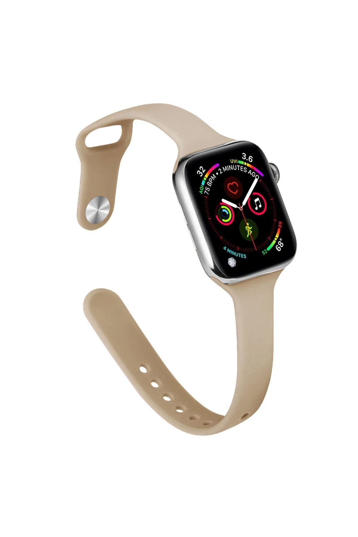 NewFace Apple Watch 42mm Klasik Kordon - Bej DPMAH
