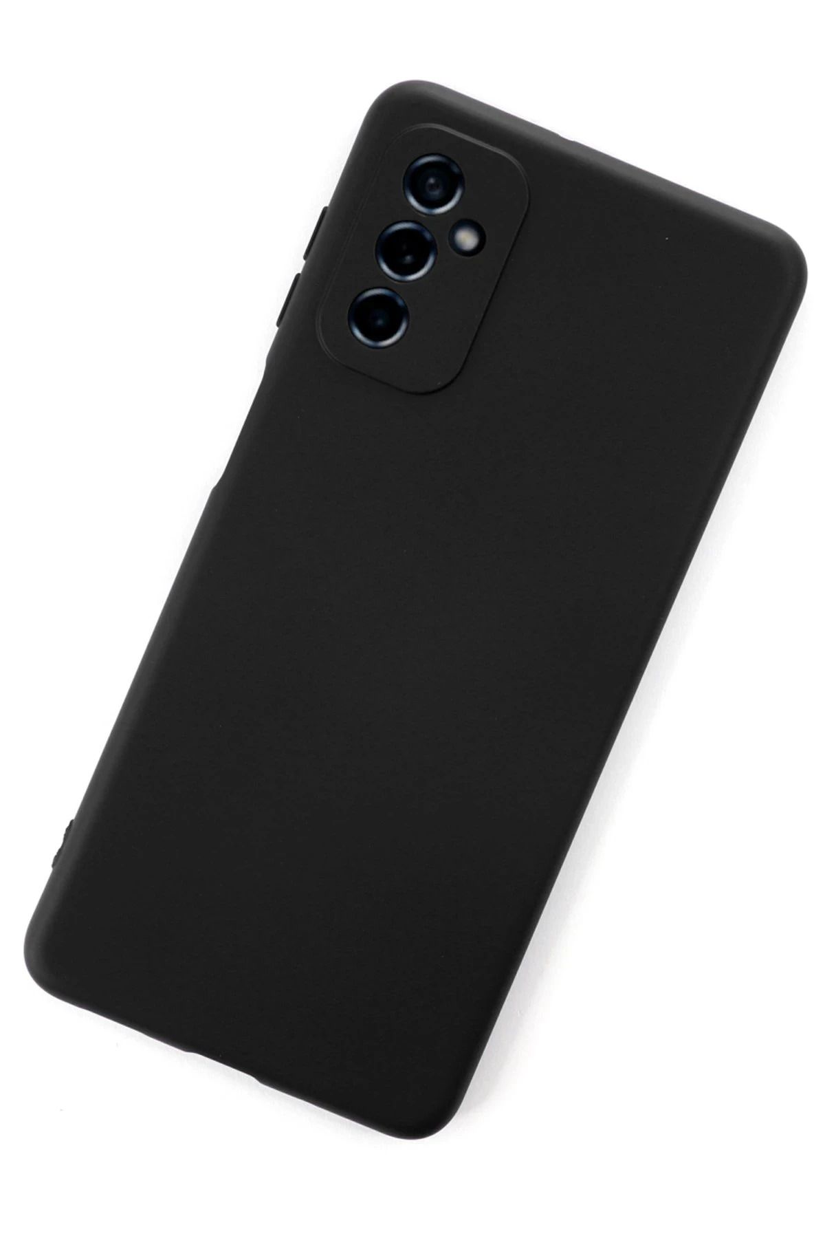 NewFace Galaxy M52 5G uyumlu Nano içi Kadife Silikon - Siyah BSTMY