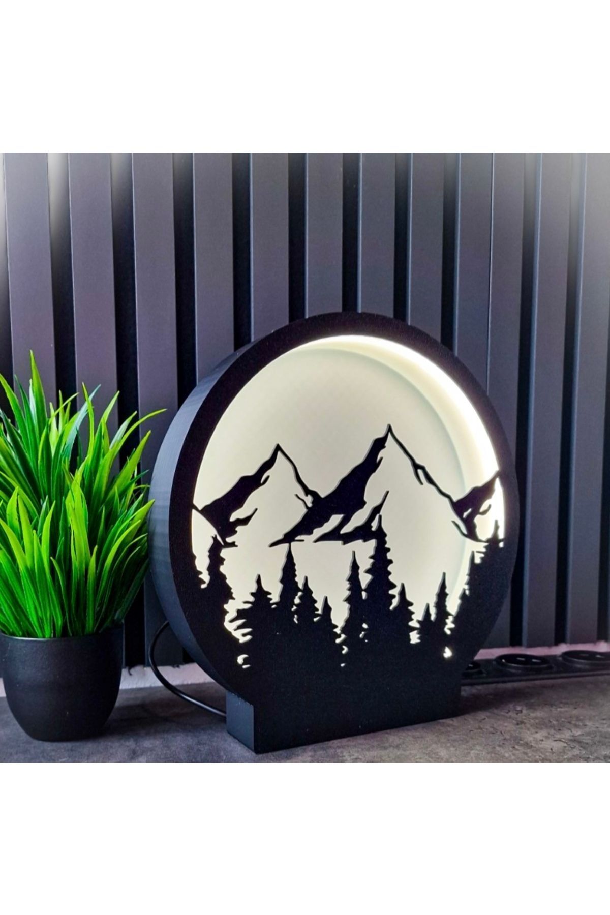 ER3DEM Dağ LED Light Box – Şık ve Aydınlatmalı Tasarımlar
