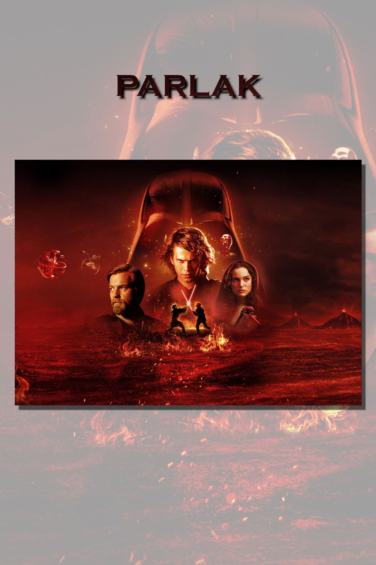 CALLWOOD Star Wars Çerçevesiz Film Tablo,Poster - Duvar Kağıdı Yüksek Kaliteli Baskı
