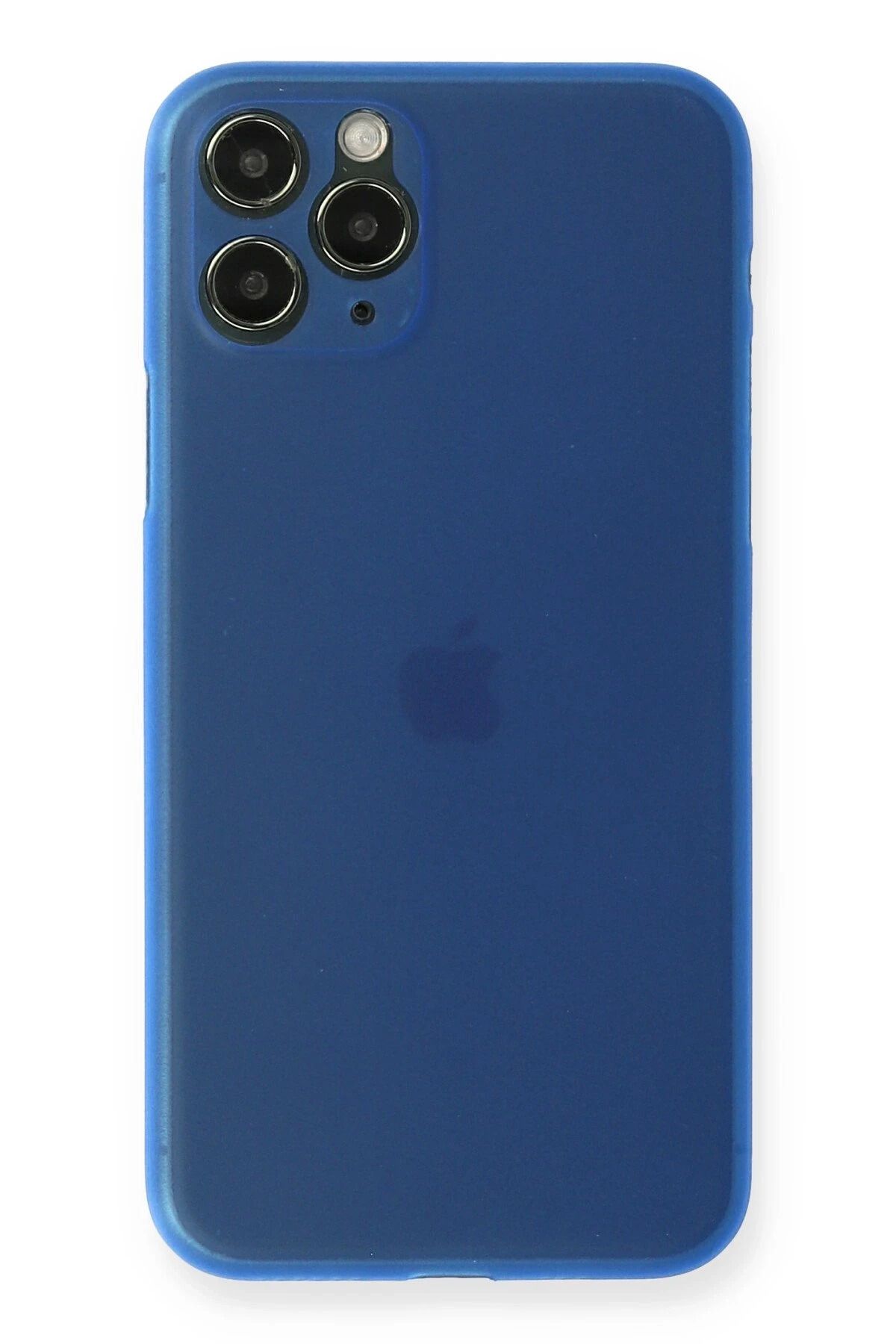 NewFace iPhone 11 Pro Max Kılıf PP Ultra İnce Kapak - Mavi SVLRS