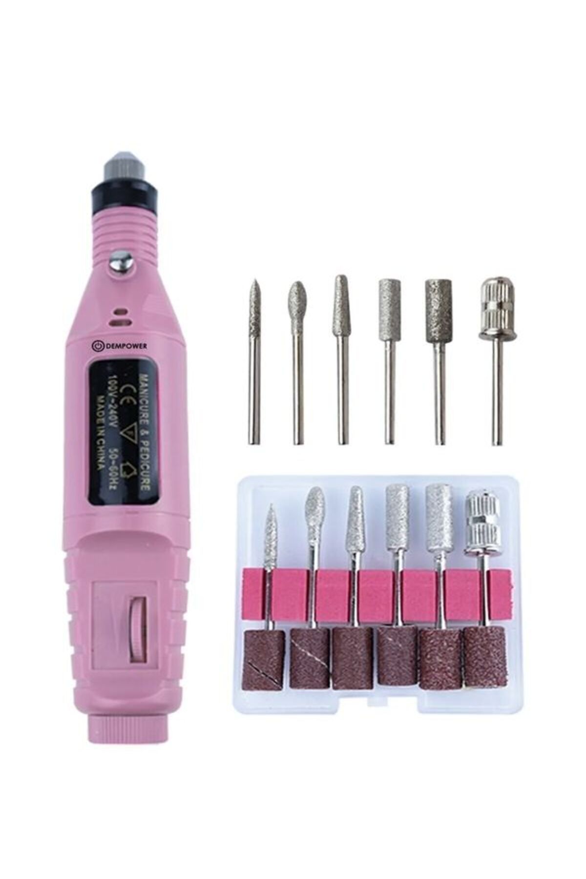 Juston Elektrikli Manikür-pedikür-törpü Makinesi 6 farklı başlık