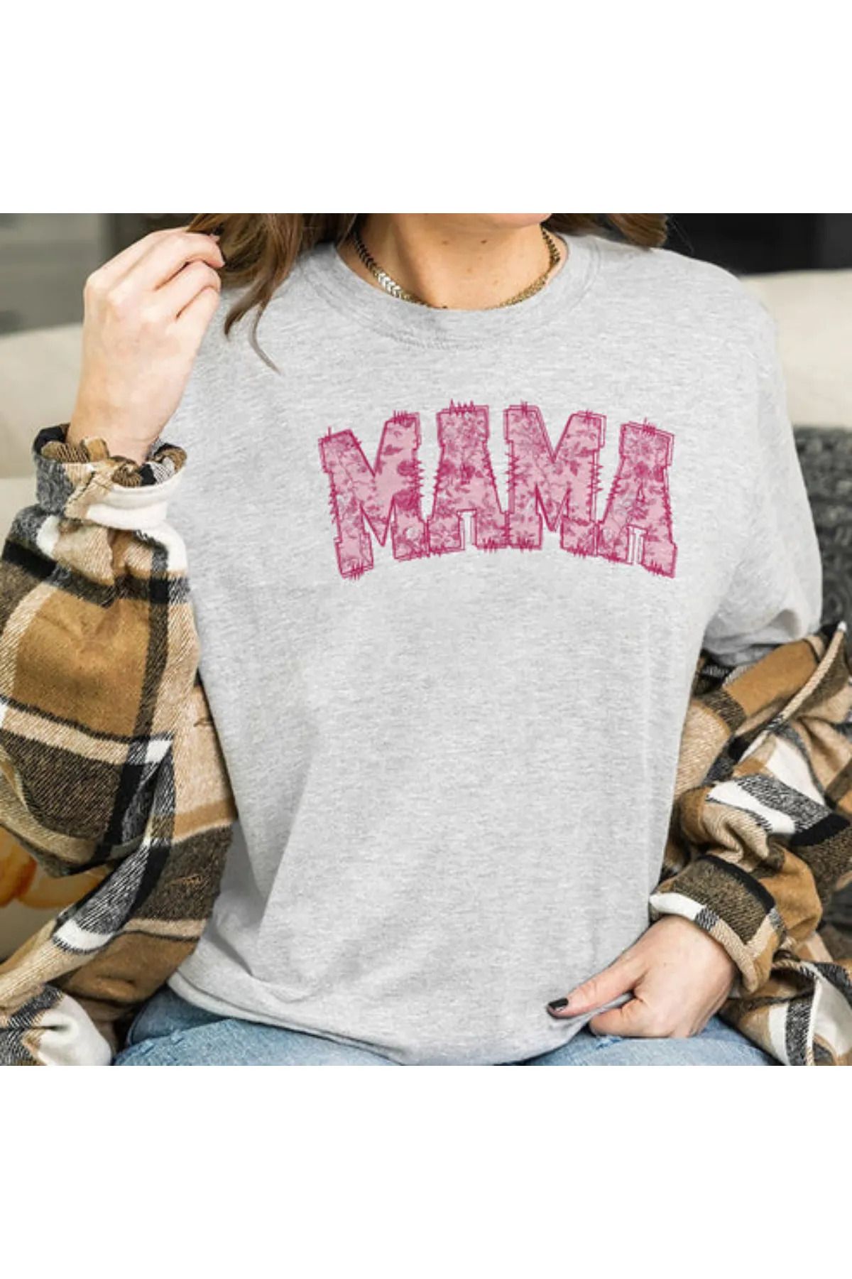 FeaR LeeS MAMA Baskılı T-shirt