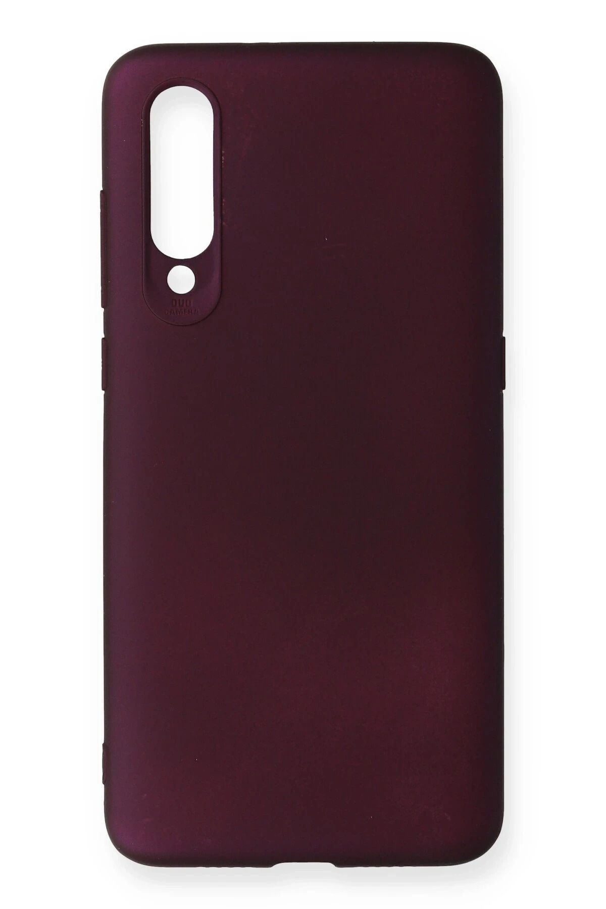 NewFace Xiaomi Mi 9 Kılıf First Silikon - Mürdüm BSTMY