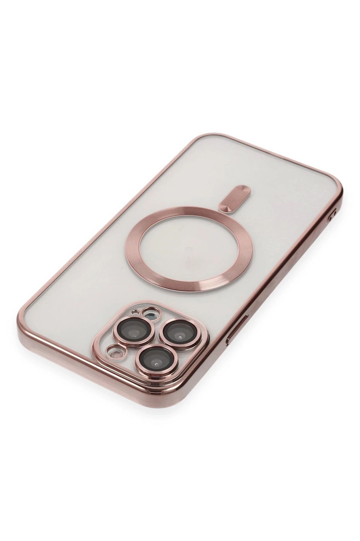 NewFace iPhone 15 Pro Kılıf Kross Magneticsafe Kapak - Rose BSTMY