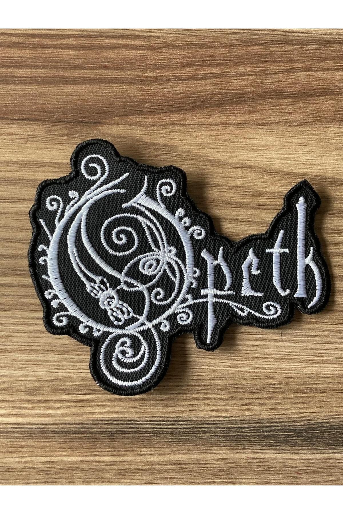 StüdyoÜmitTişört Opeth Logo Peç,patch,patches,arma ve kot yaması