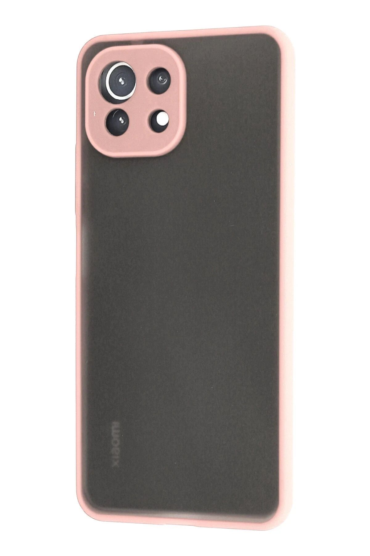NewFace Xiaomi Mİ 11 Lite Kılıf Montreal Silikon Kapak - Pembe BSTMY