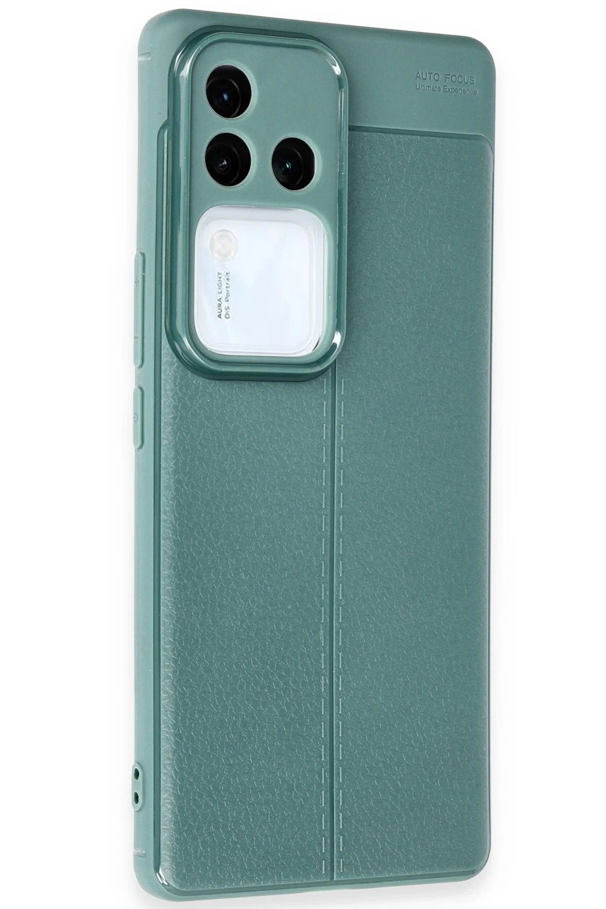 NewFace Vivo V30 5G Kılıf Auto Focus Kapak - Koyu Yeşil BSTMY