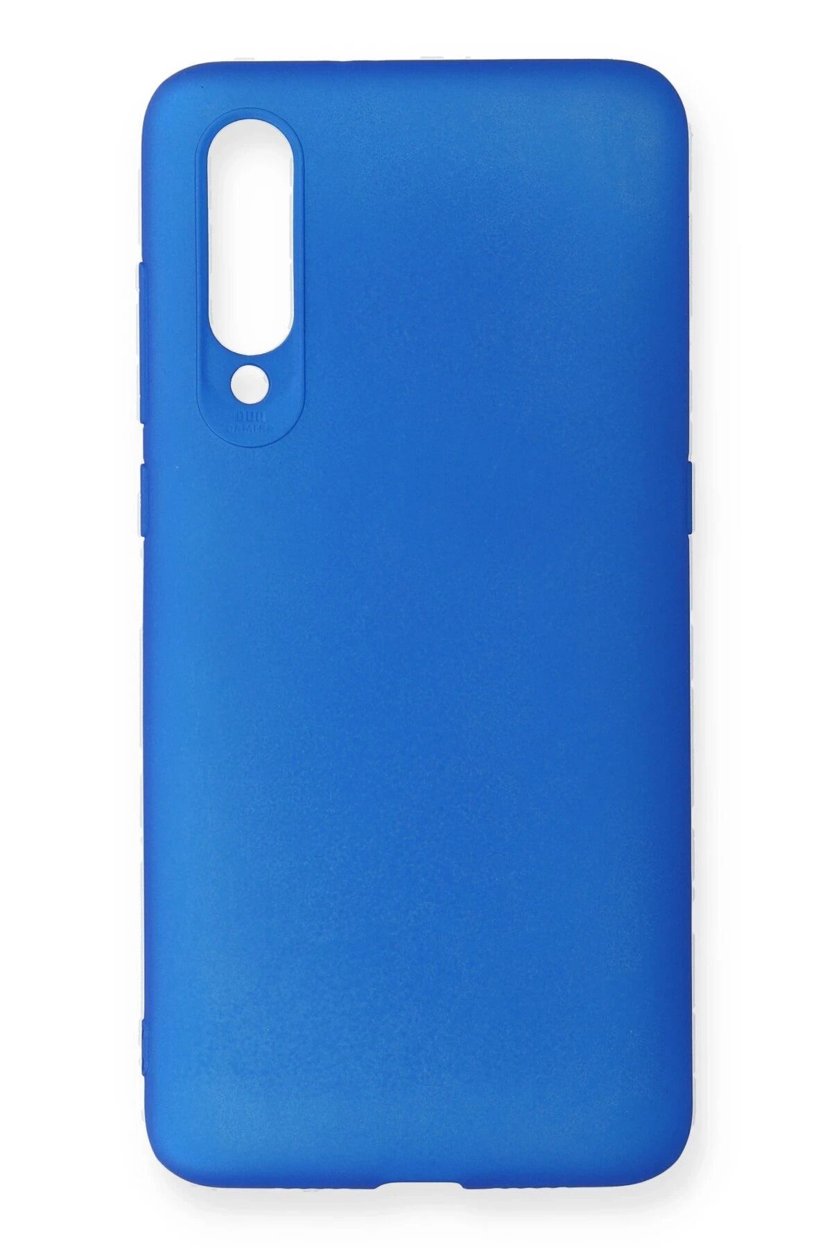 NewFace Xiaomi Mi 9 Kılıf First Silikon - Mavi BSTMY