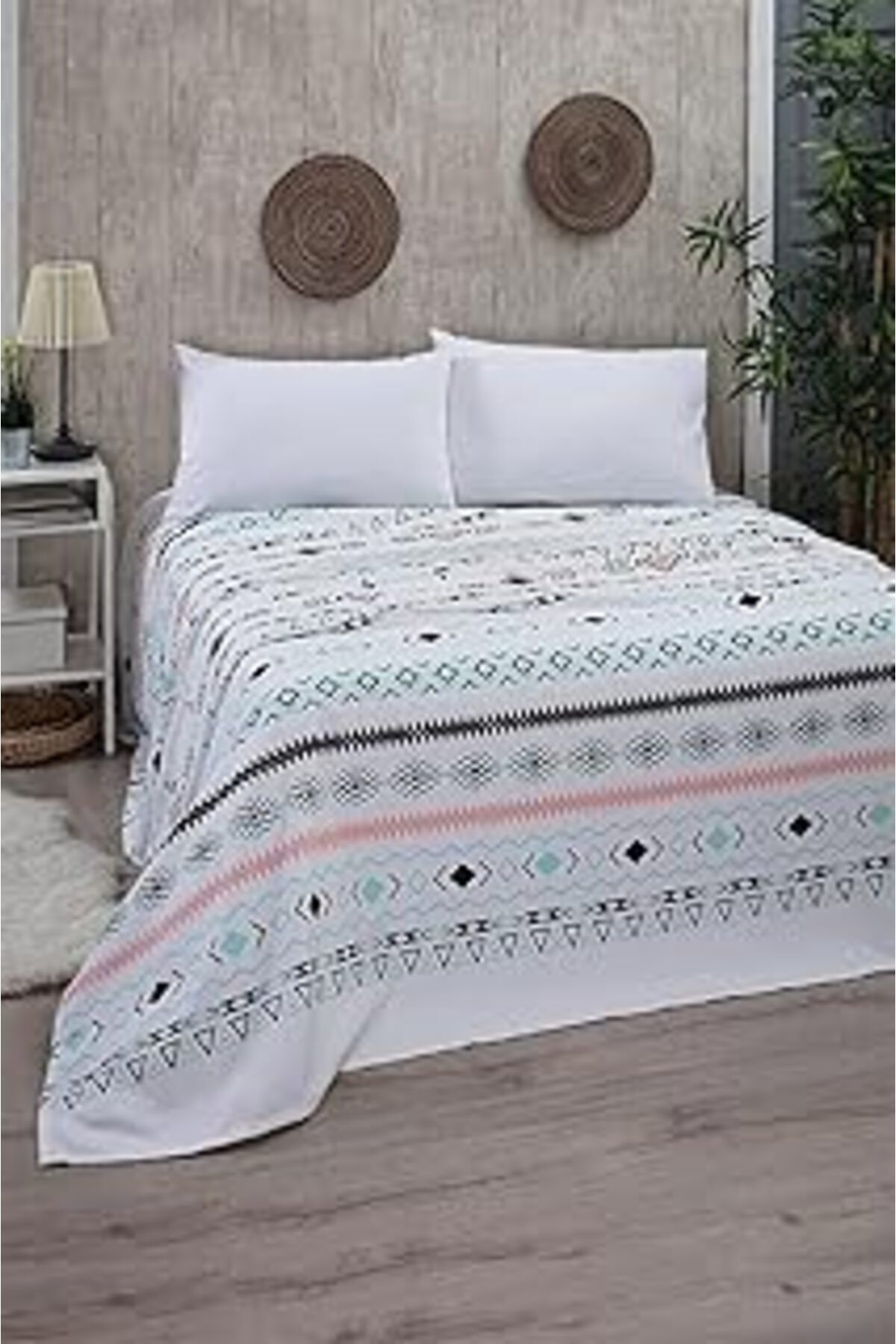 robotrend Mulberry Fierce Tek Kişilik Pike Yatak Örtüsü 170 X 230
