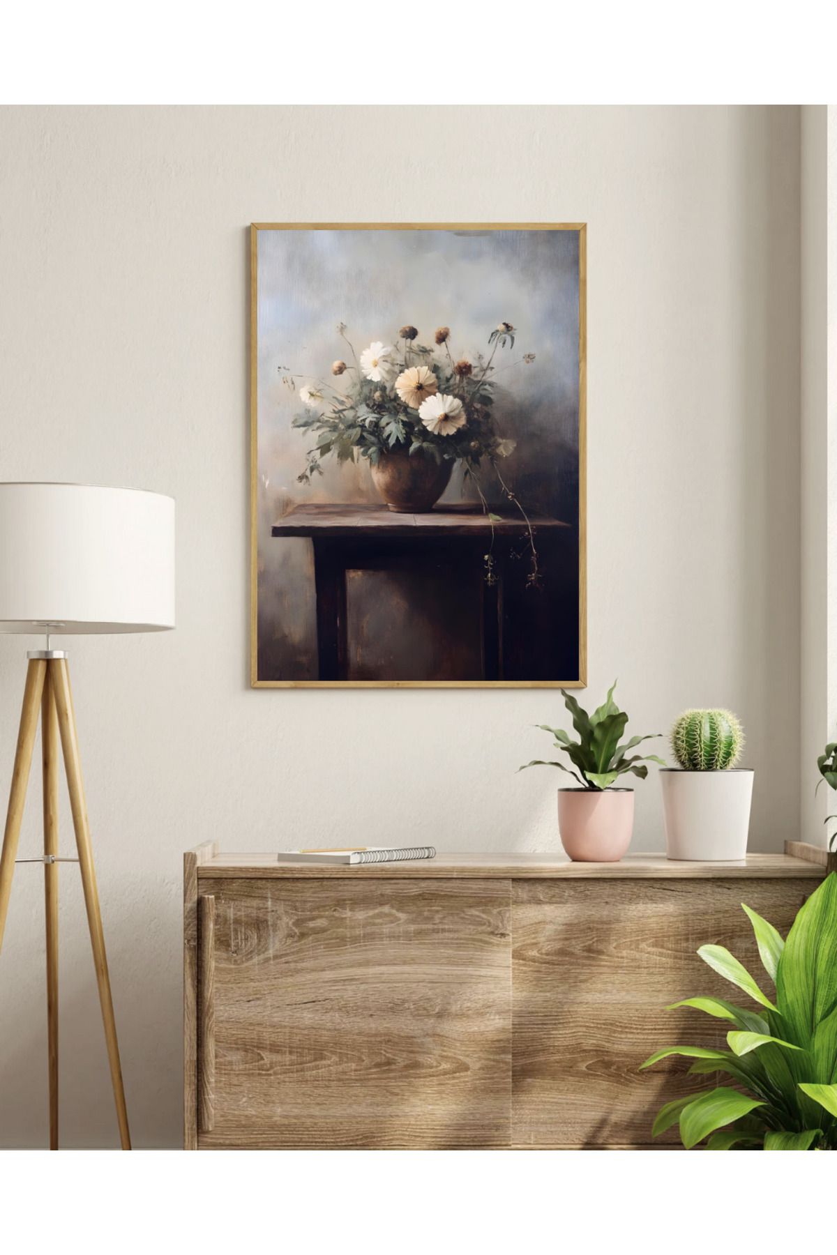 woodhomeworks tek li salon ofis dekor tablo