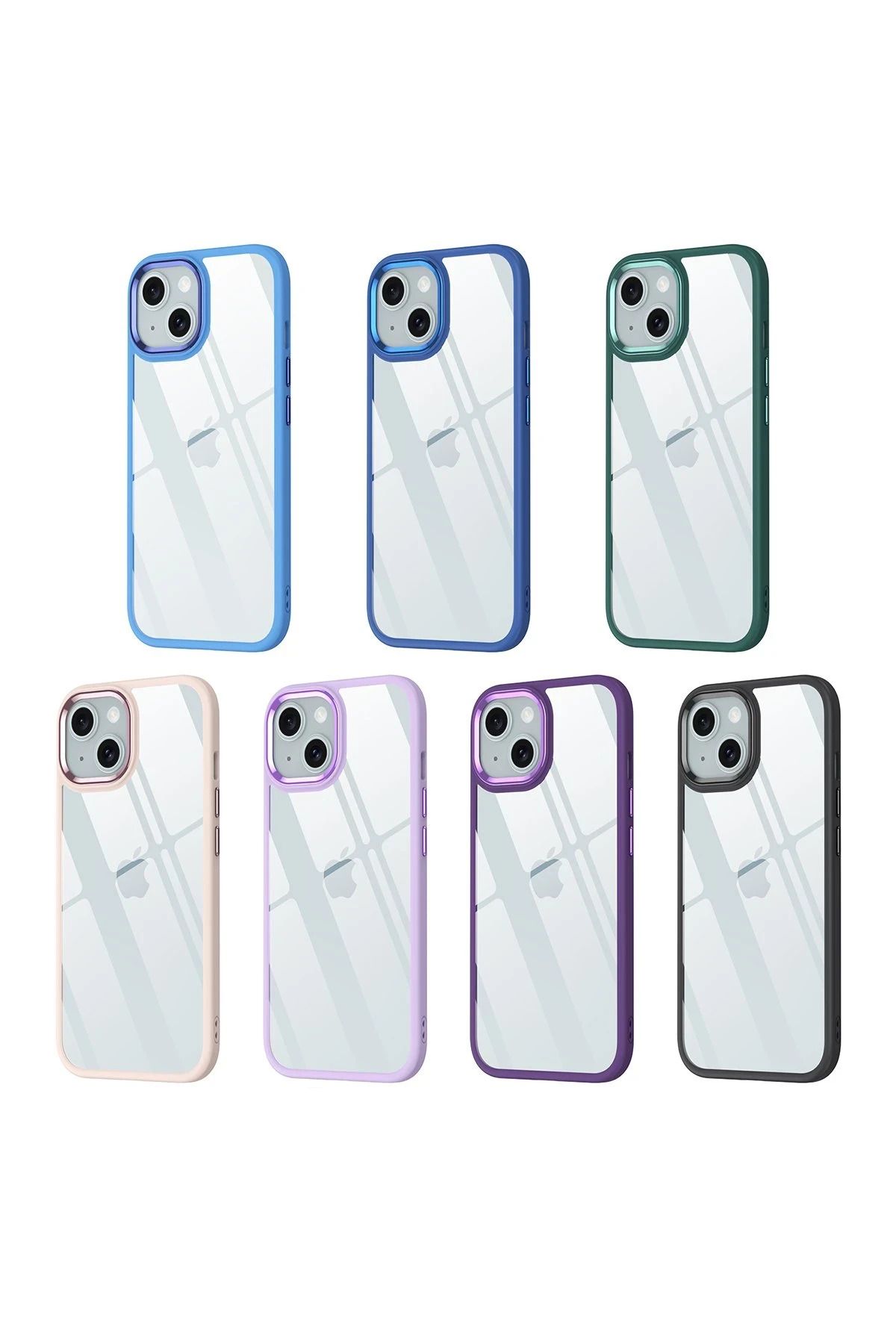 NewFace iPhone 15 Kılıf Power Silikon - Lila BSTMY