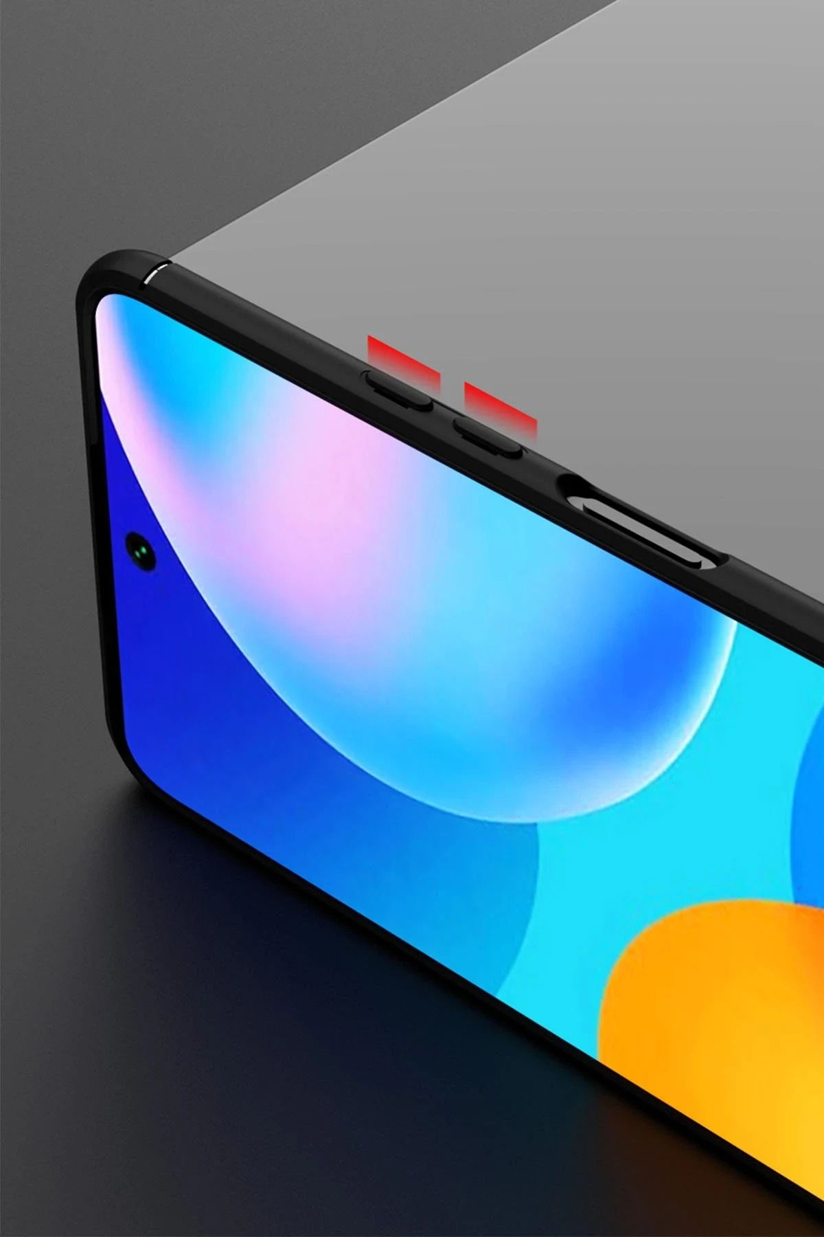 NewFace Huawei P Smart 2021 Kılıf Range Yüzüklü Silikon - Siyah-Gold BSTMY