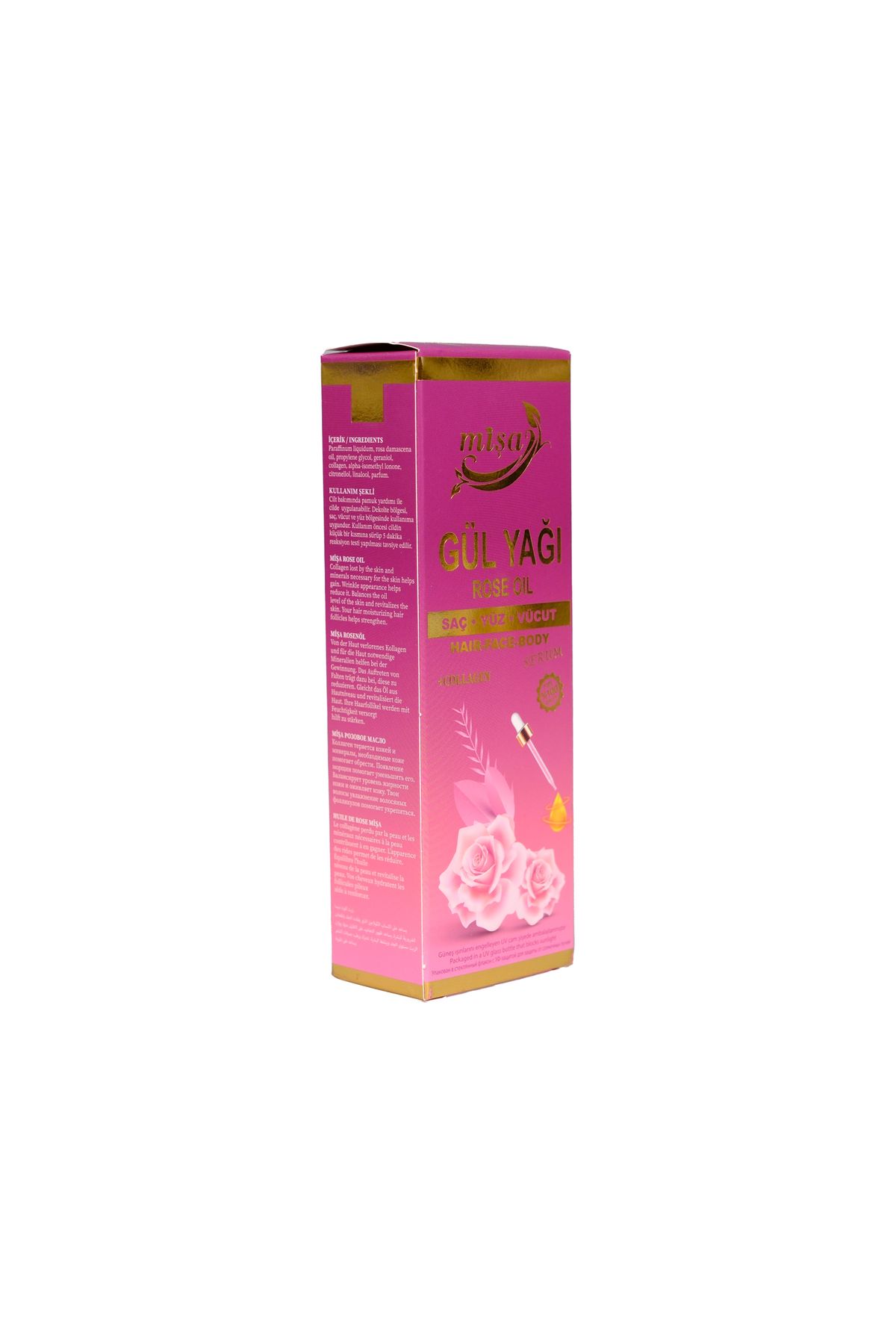 ALVİT Misa Saç Ve Vücut Yağı Gül 100Ml