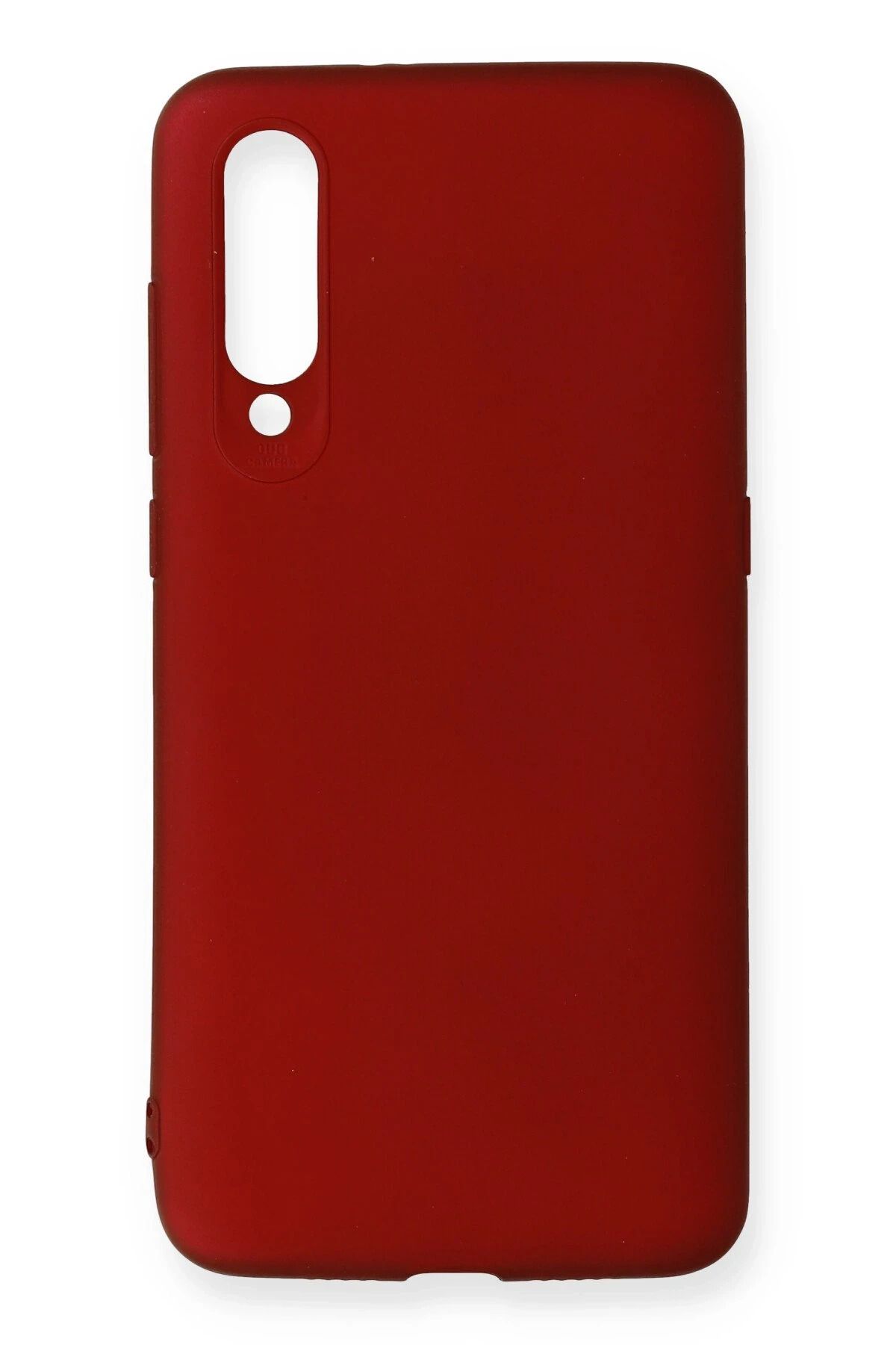 NewFace Xiaomi Mi 9 Kılıf First Silikon - Bordo GLSTD