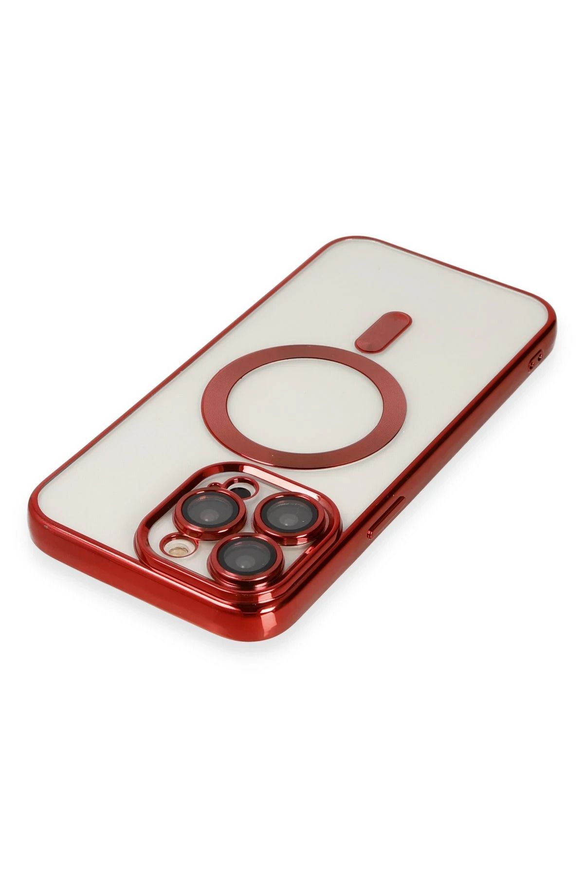 NewFace iPhone 15 Pro Kılıf Kross Magneticsafe Kapak - Kırmızı SVLRS