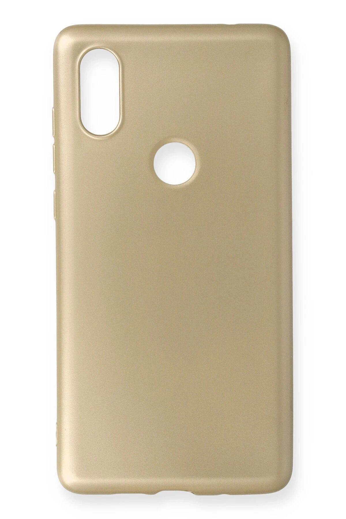NewFace Xiaomi Mi Mix 2S Kılıf First Silikon - Gold BSTMY