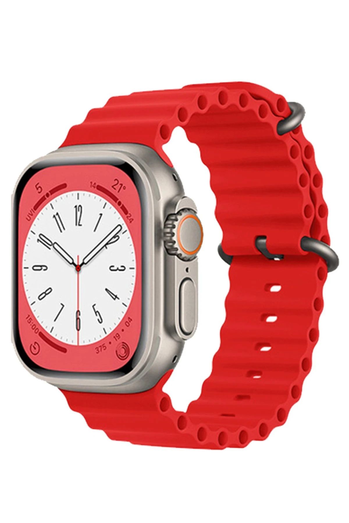 NewFace Apple Watch 38mm Ocean Kordon - Kırmızı BSTMY