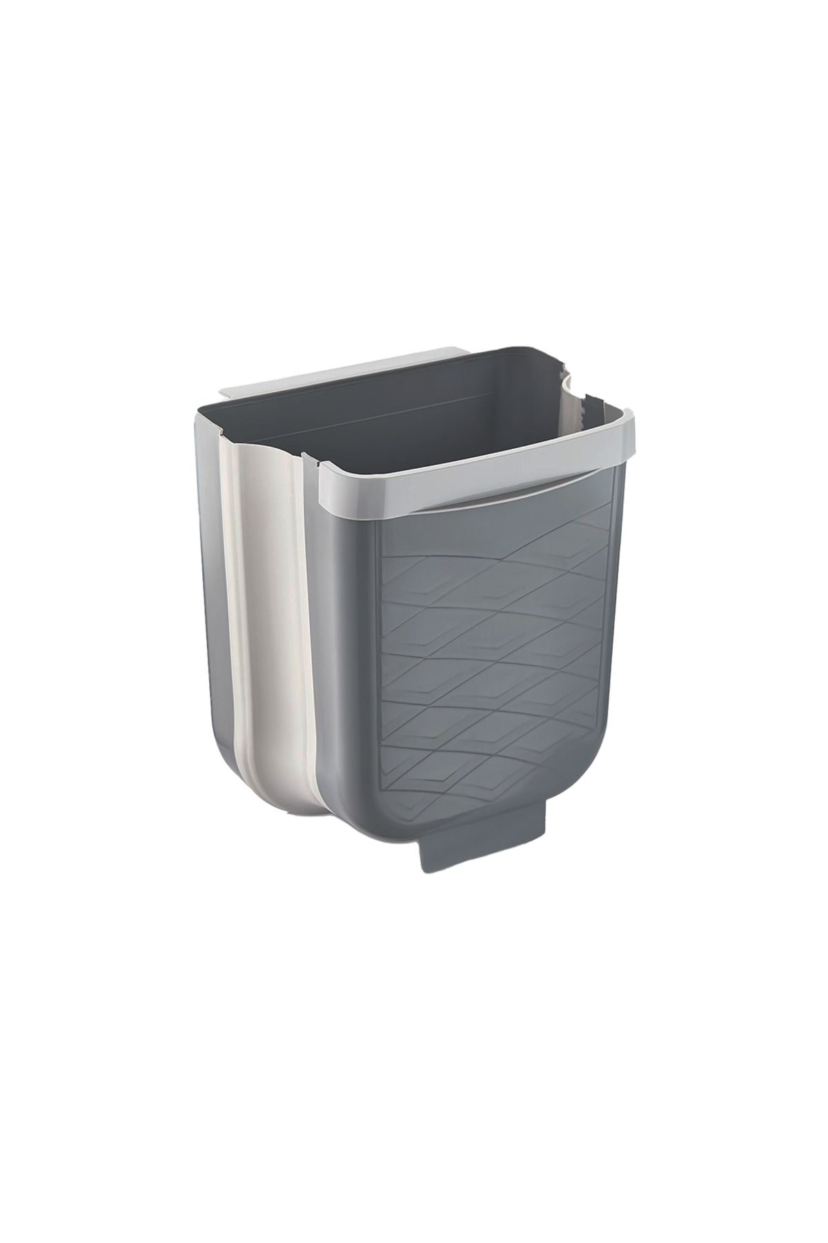 ALHAY GRİ KATLANABİLİR MUTFAK ÇÖP KOVASI 6LT