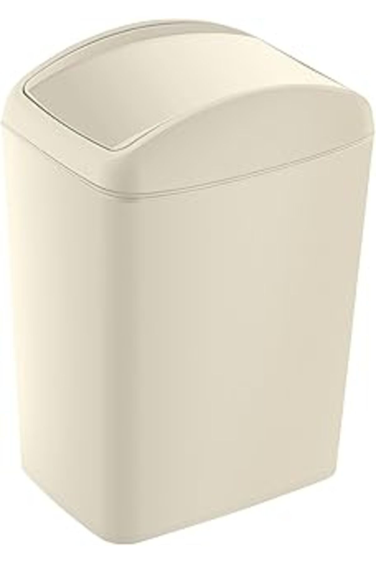 Mu Art Smartware Soft Çöp Kutusu Döner Kapak Latte 5 Lt - Latte, Çok Amaçlı Döner Kapaklı Çöp Kovası