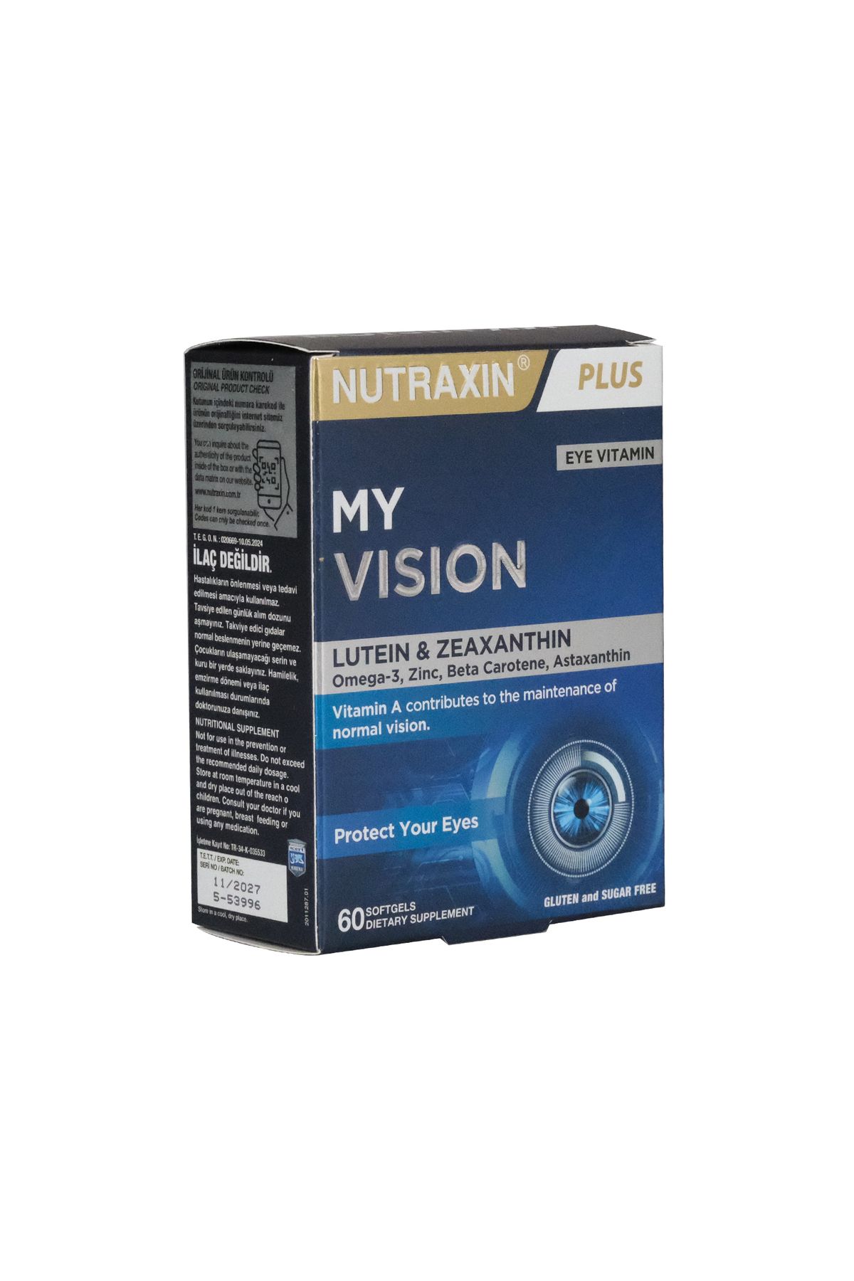 Nutraxin Nutraxın My Vısıon 60 Softgel
