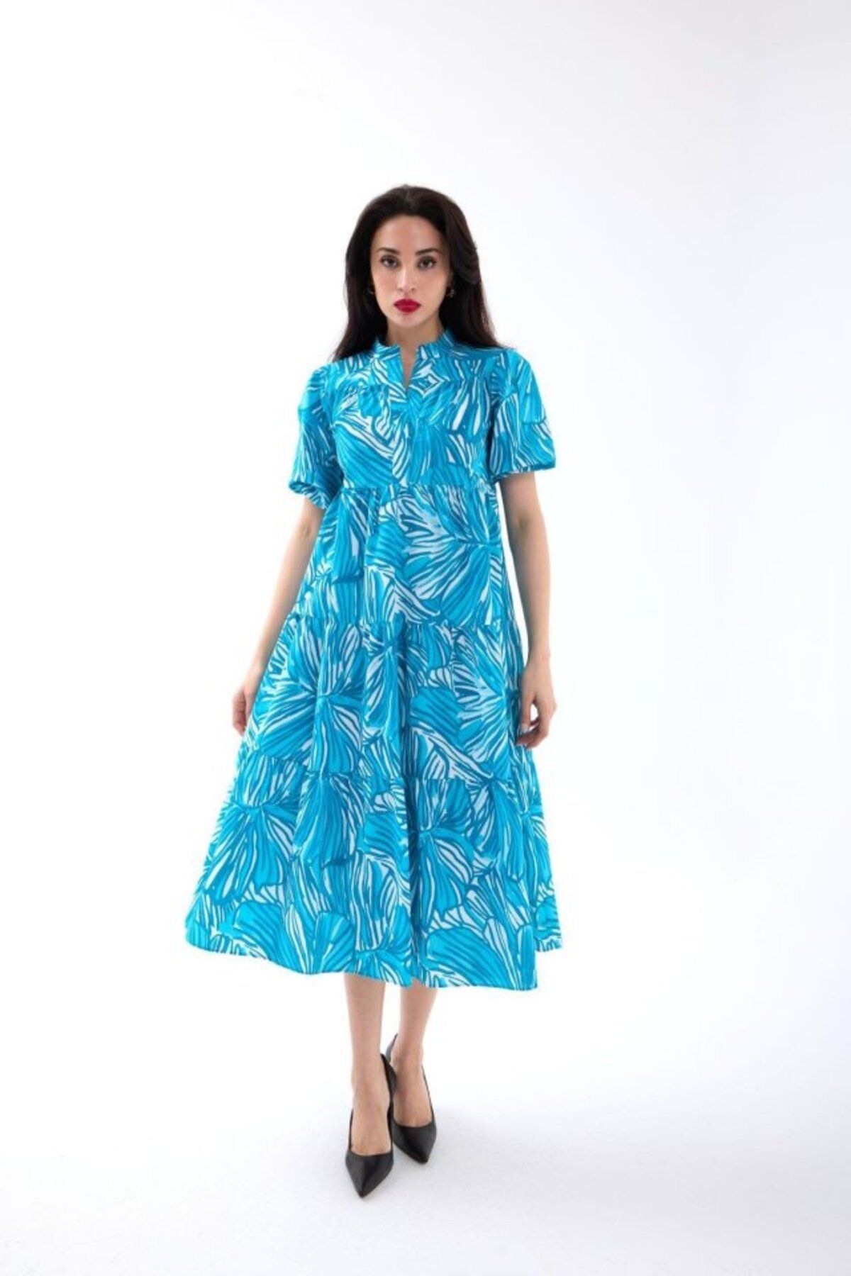 ARUZ MODA 5522 ELBİSE-PARMA