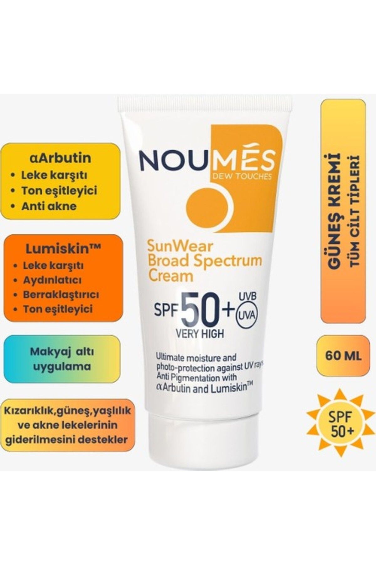 ALVİT Noumes Güneş Kremi 60 Ml