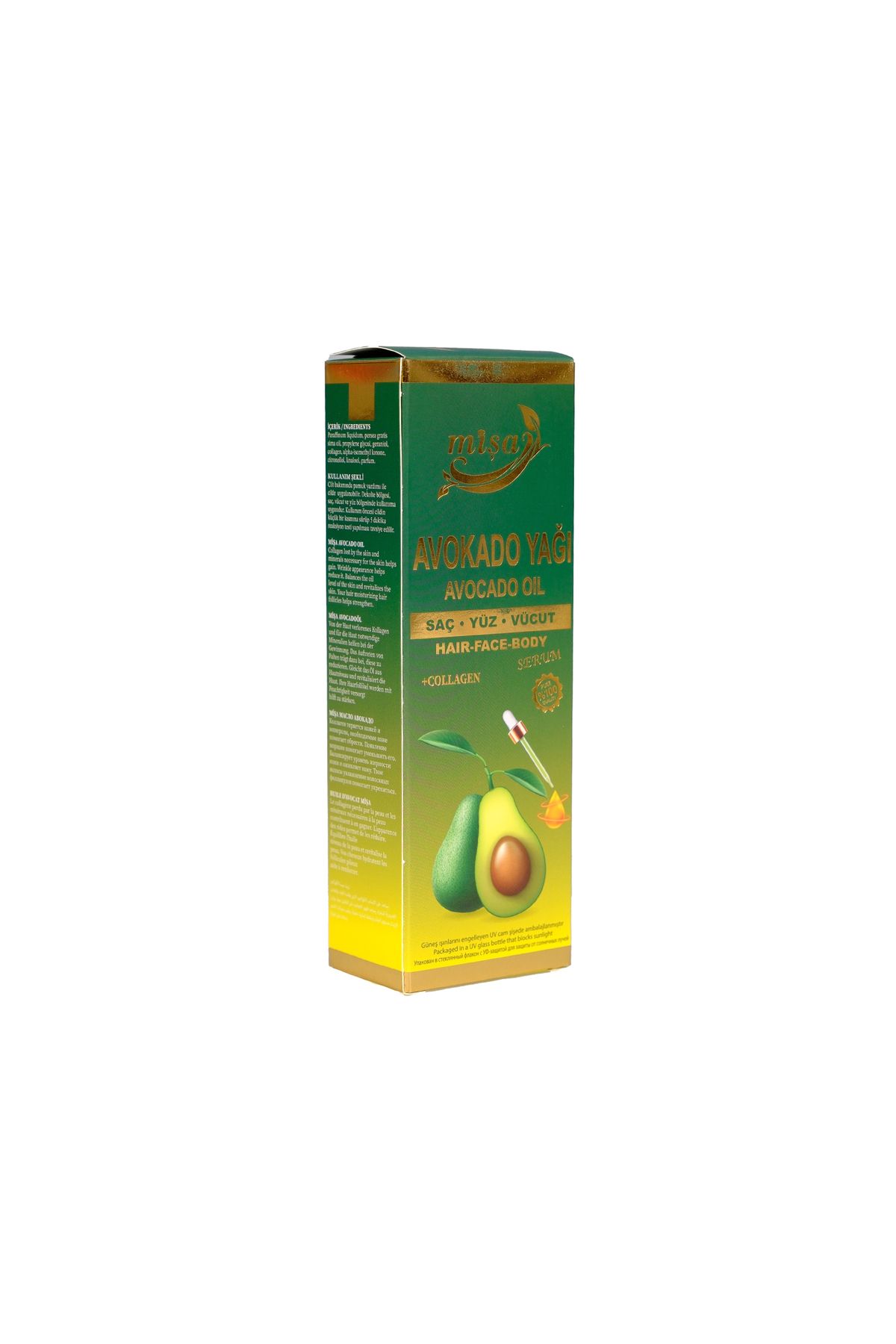 ALVİT Misa Saç Ve Vücut Yağı Avokado 100Ml