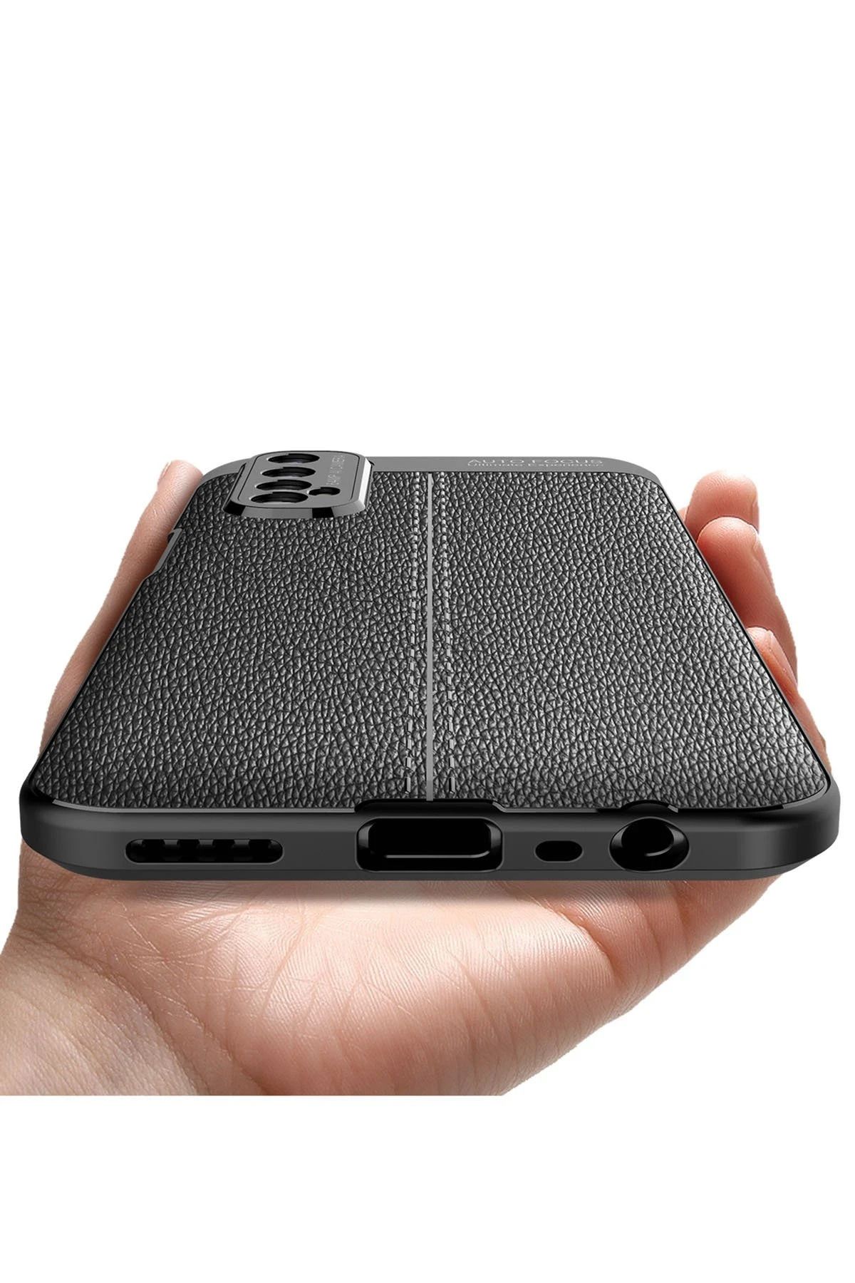 NewFace Realme 7 Kılıf Auto Focus Kapak - Siyah BSTMY