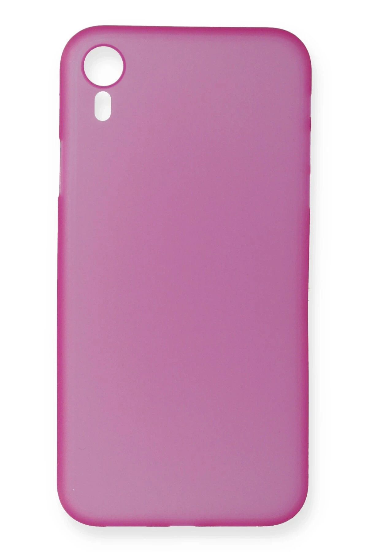 NewFace iPhone XR Kılıf PP Ultra İnce Kapak - Pembe BSTMY