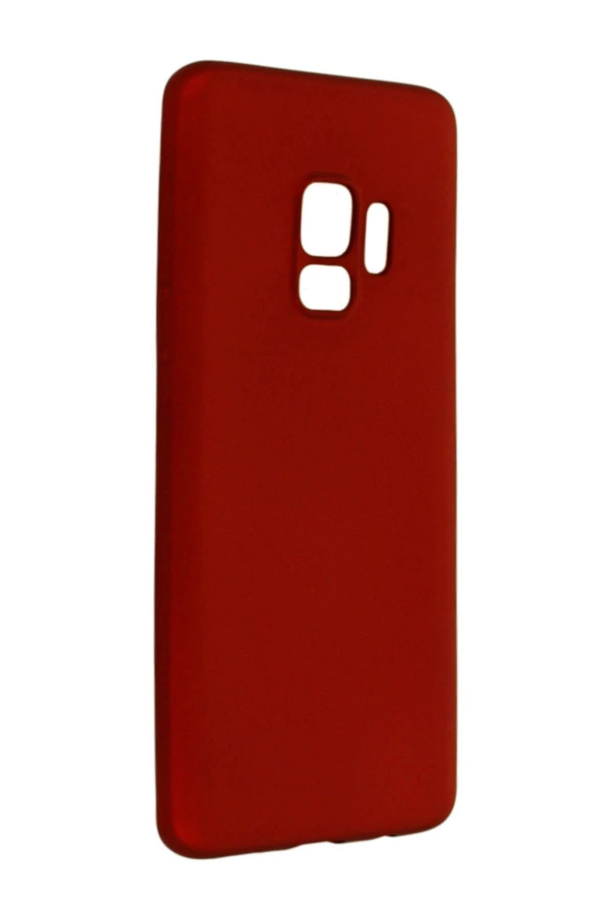 NewFace Samsung Galaxy S9 Kılıf First Silikon - Bordo BSTMY