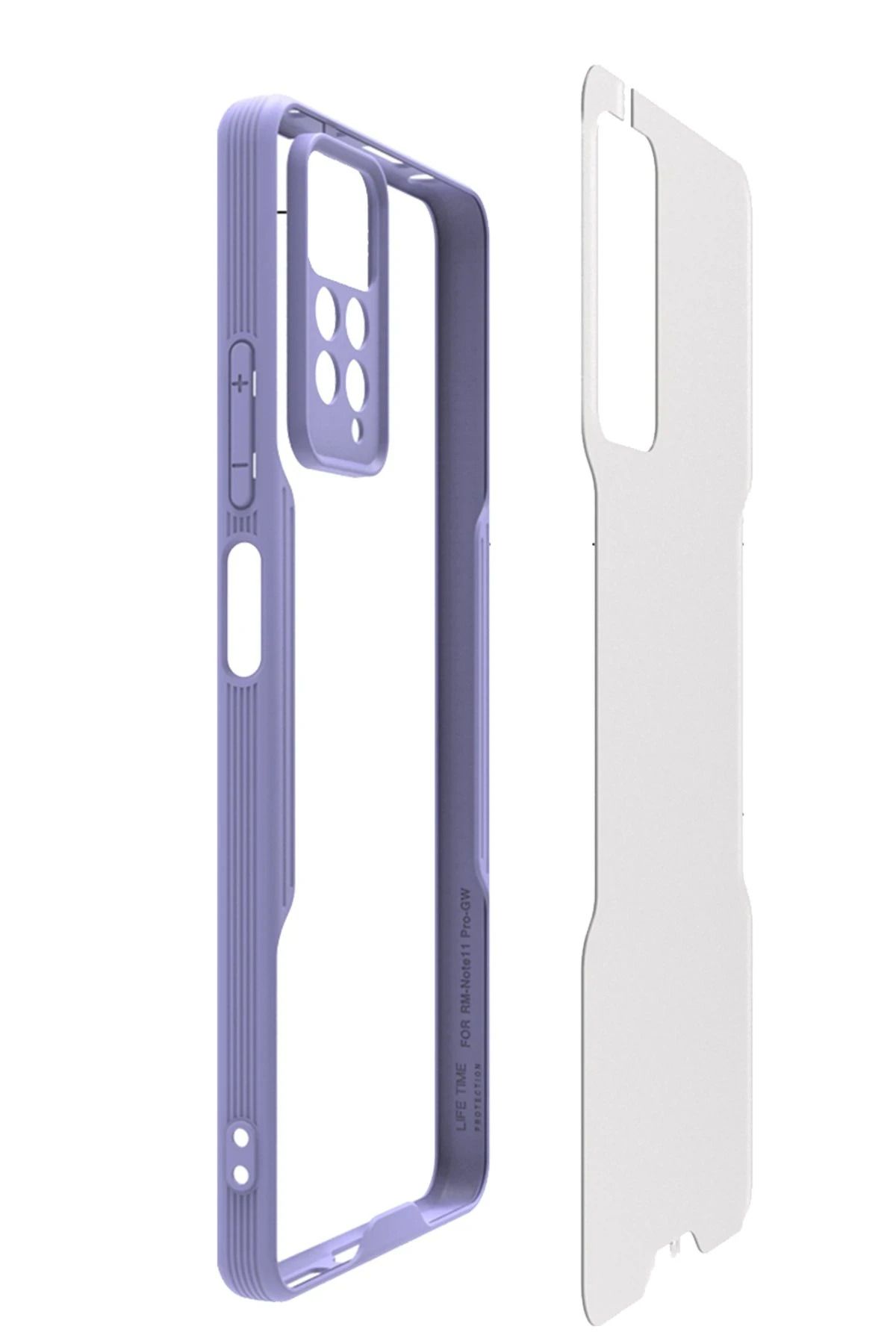 NewFace Xiaomi Redmi Note 11 Pro Kılıf Platin Silikon - Yeşil BSTMY