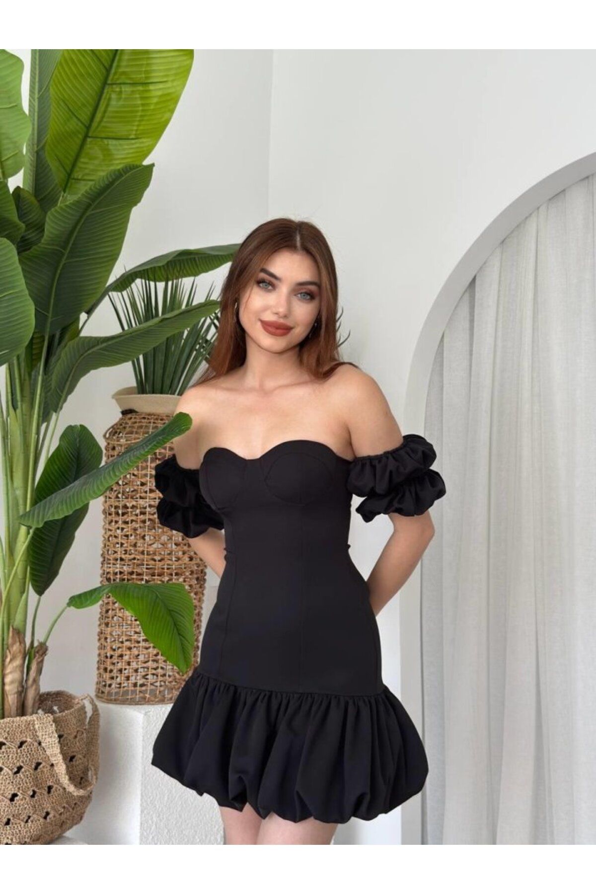 ARUZ MODA Peyda Straplez Elbise