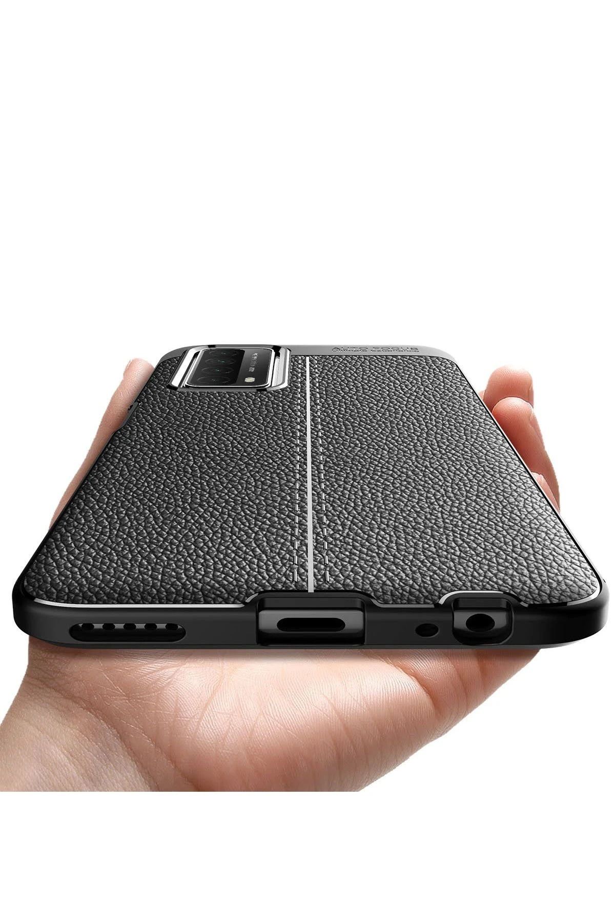NewFace Huawei P Smart 2021 Kılıf Auto Focus Kapak - Lacivert BSTMY