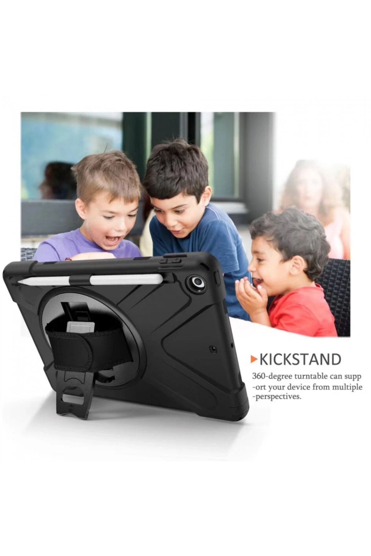 NewFace iPad 10.2 (7.nesil) Kılıf Amazing Tablet Kapak - Siyah BSTMY
