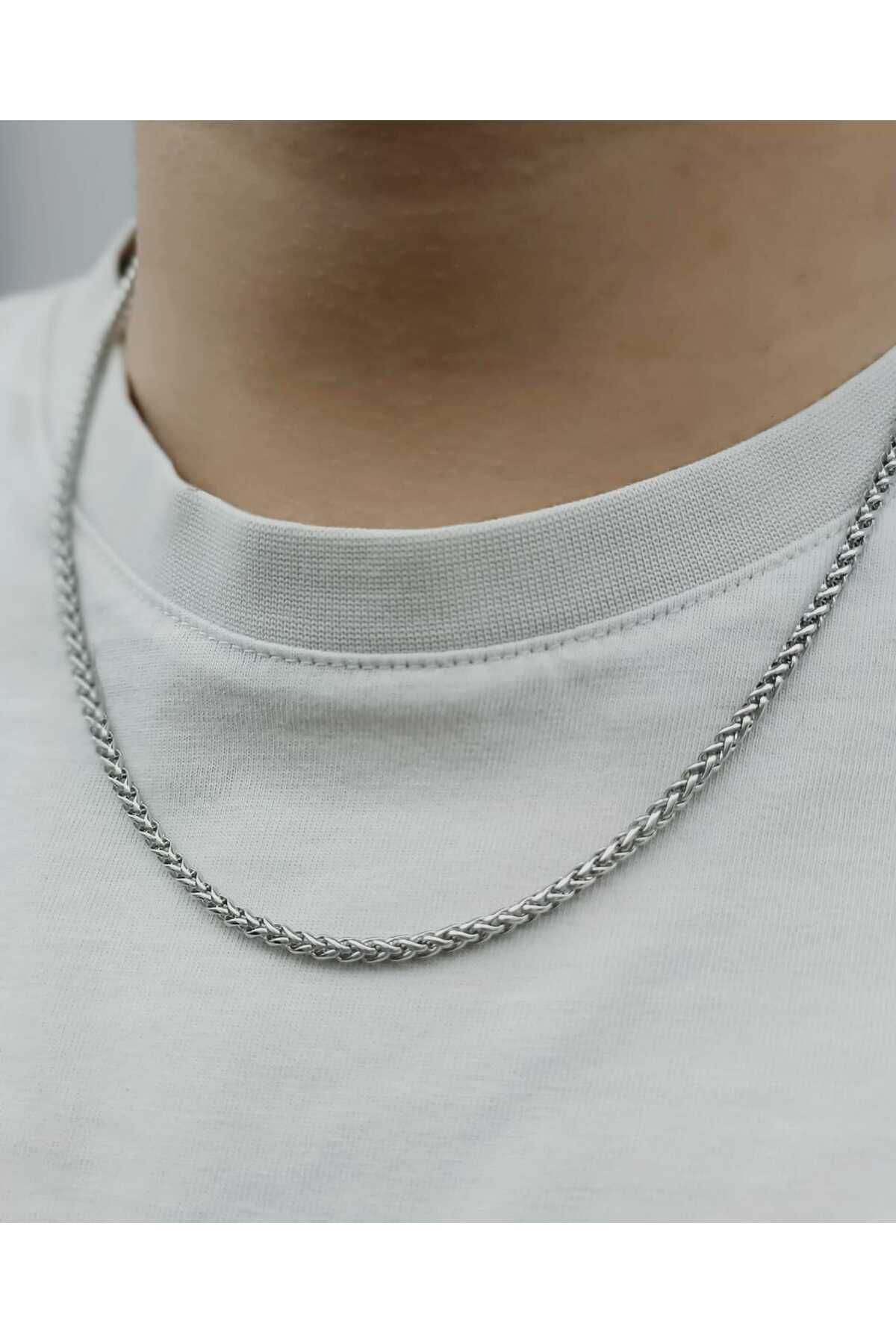 shop Çelik Kararma Yapmaz Burgu Model Erkek Kolye
