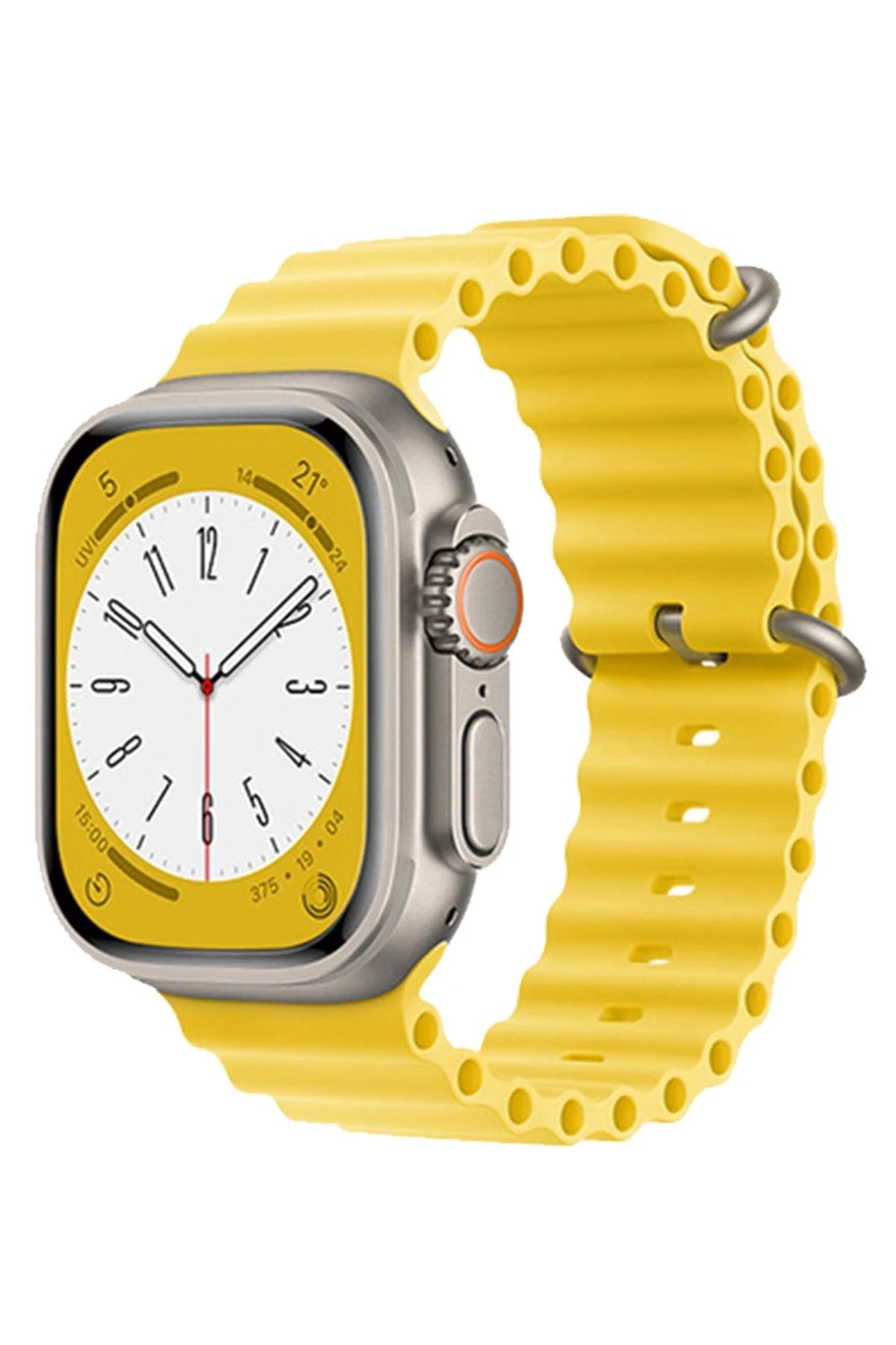 NewFace Apple Watch 38mm Ocean Kordon - Sarı SVLRS