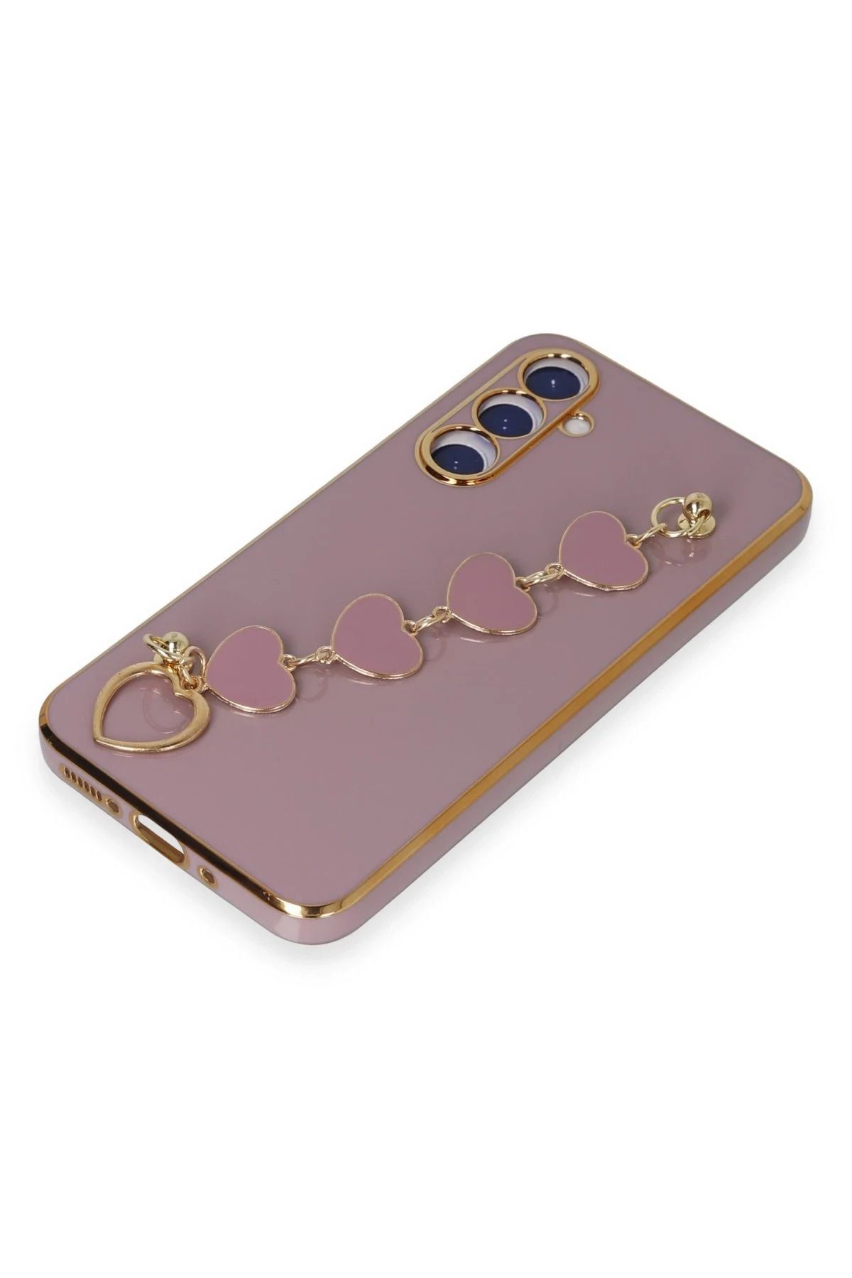 NewFace Galaxy A54 5G uyumlu Kılıf Esila Silikon - Mor BSTMY
