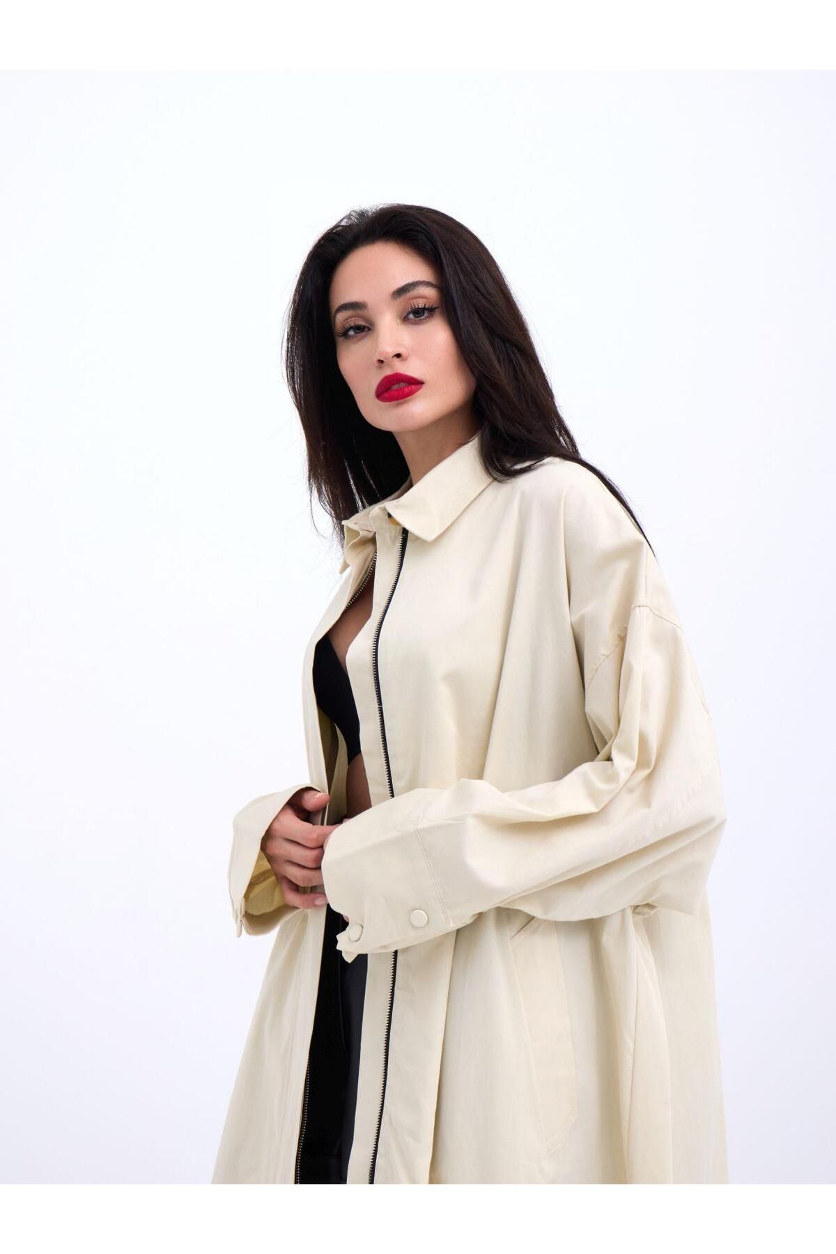 ARUZ MODA 5693 TRENÇKOT-BEJ