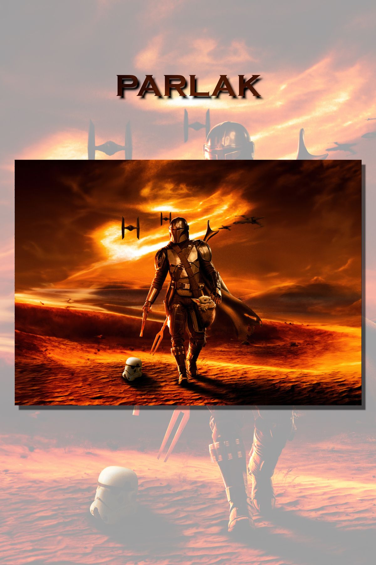 CALLWOOD Star Wars Çerçevesiz Film Tablo,Poster - Duvar Kağıdı Yüksek Kaliteli Baskı