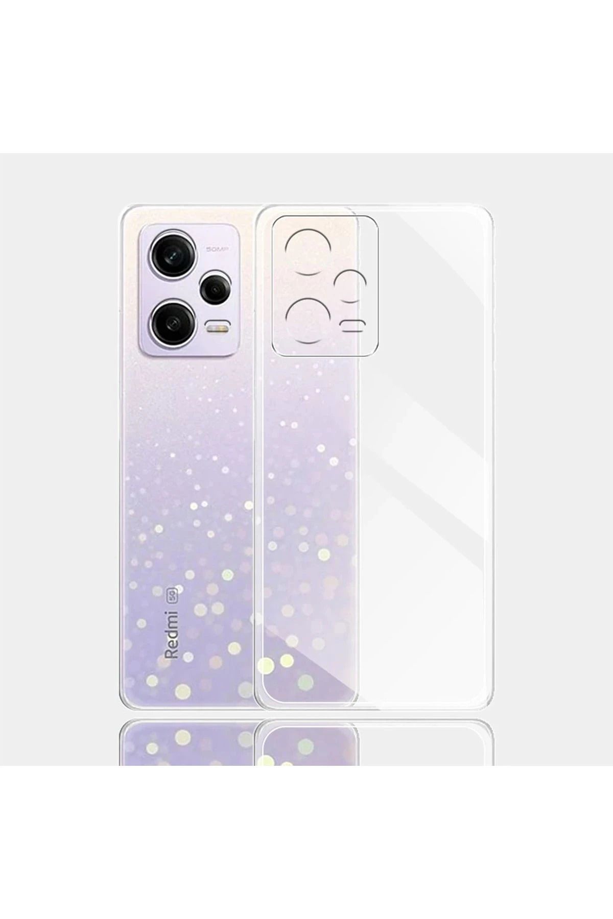NewFace Xiaomi Redmi Note 12 Pro 5G Kılıf Lüx Şeffaf Silikon NRMSA