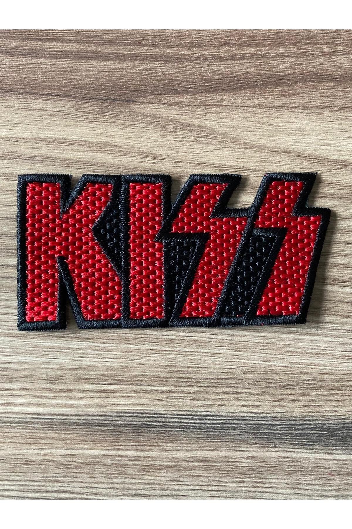 StüdyoÜmitTişört Kiss Red Logo Peç,patch,patches,arma ve kot yaması